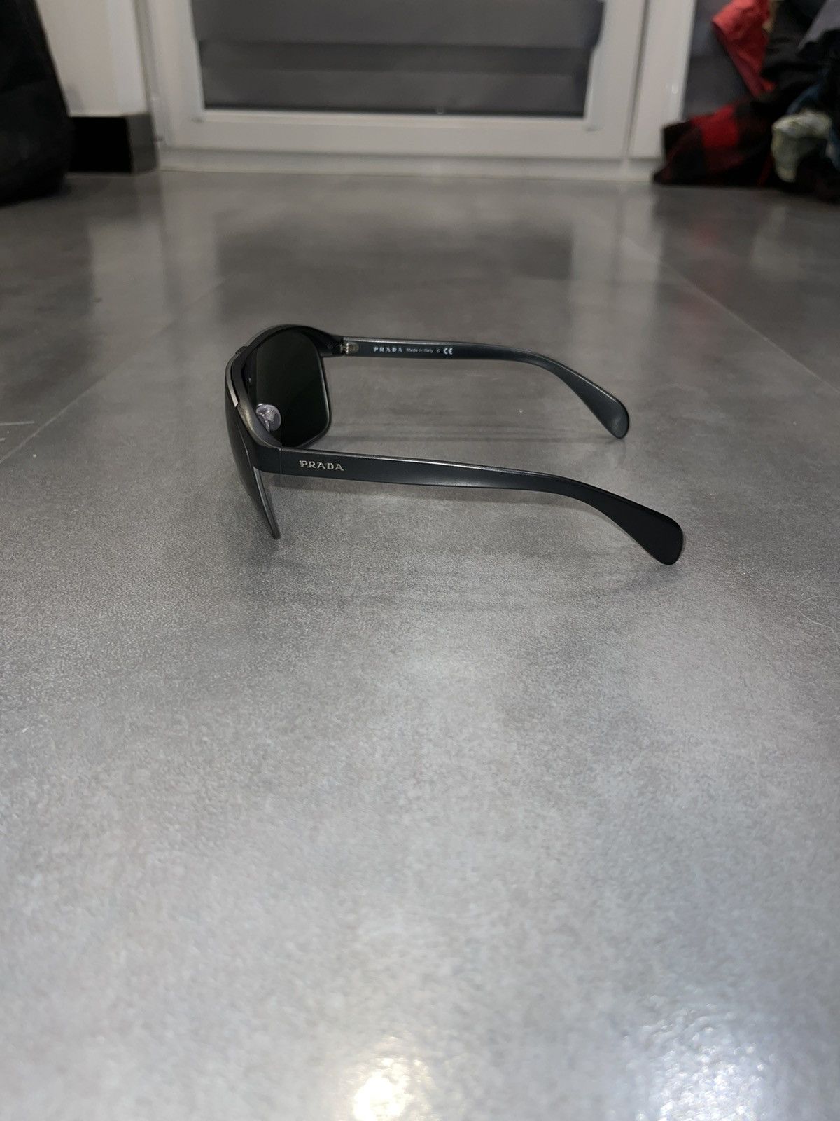 Prada Prada SPR21P 1BO-3O1 Black Aviator Sunglasses Size ONE SIZE - 5 Thumbnail