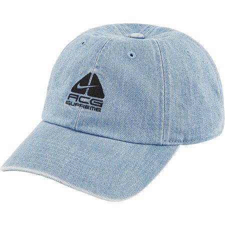 Nike × Nike ACG × Supreme Supreme Nike ACG Denim 6-Panel Blue Size ONE SIZE - 1 Thumbnail