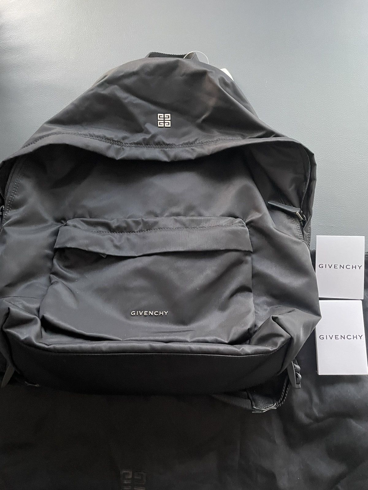 Givenchy Rare Limited Super Runway Classic Logo Everyday Backpack Size ONE SIZE - 11 Thumbnail