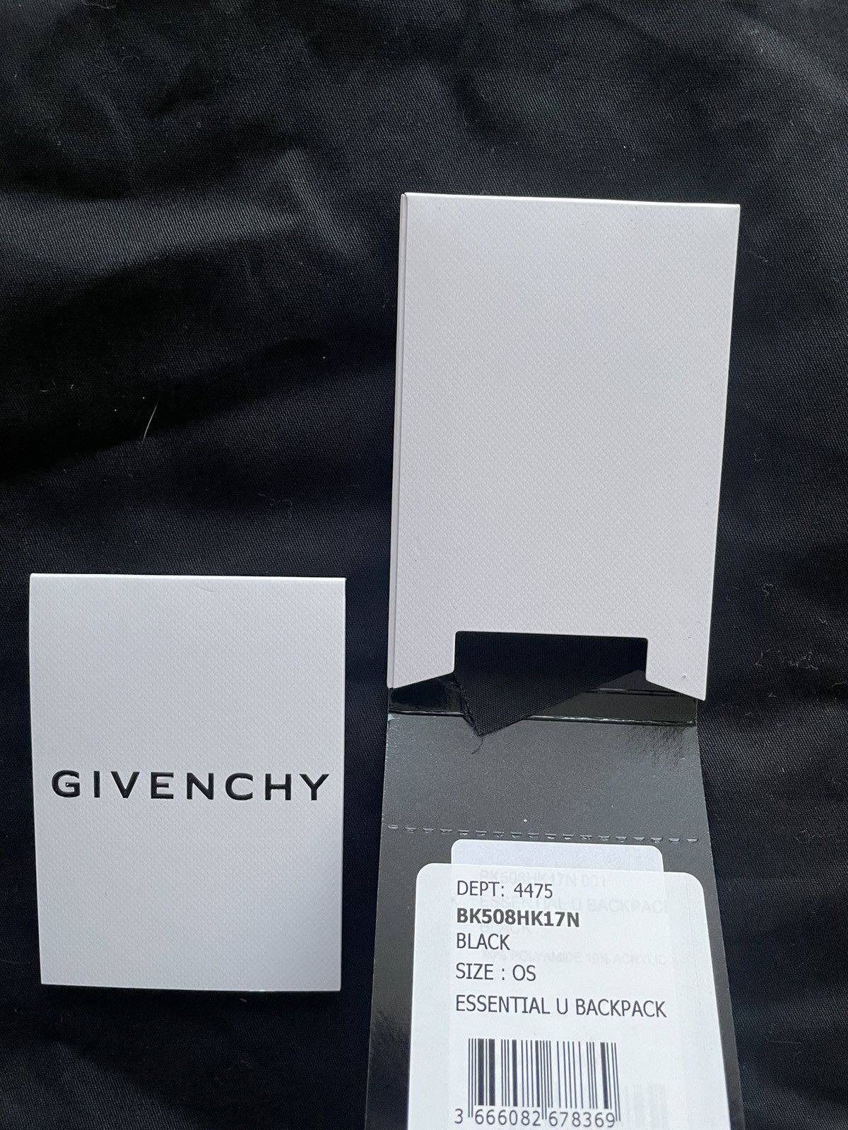 Givenchy Rare Limited Super Runway Classic Logo Everyday Backpack Size ONE SIZE - 5 Thumbnail