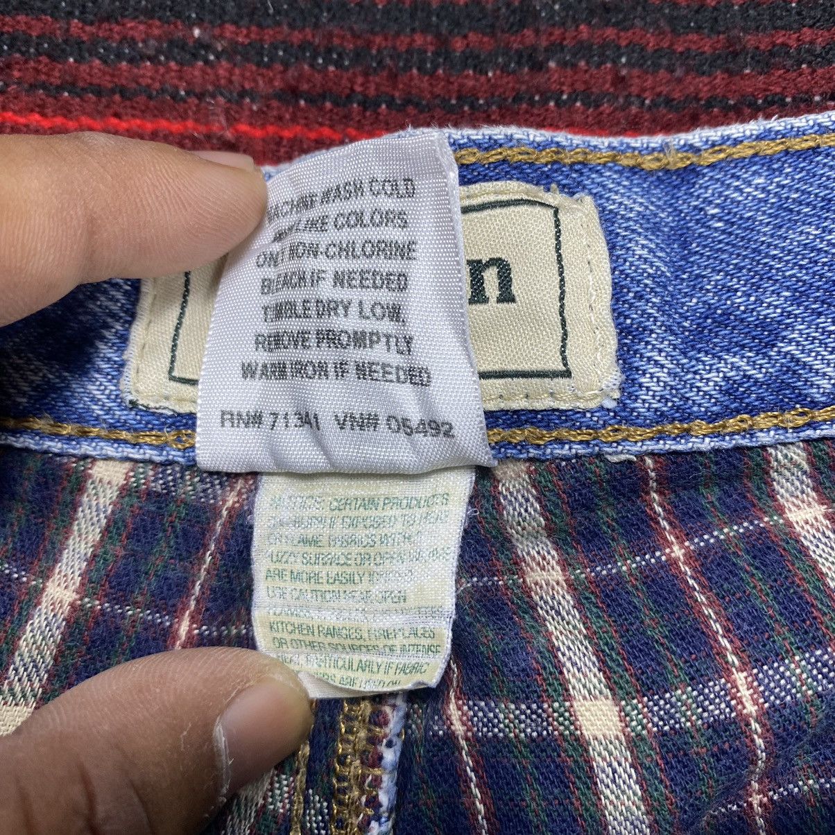 L.L. Bean Vintage L.L. Bean Men's Flannel Lined Blue Denim Jeans 36×32 Size US 36 / EU 52 - 9 Thumbnail