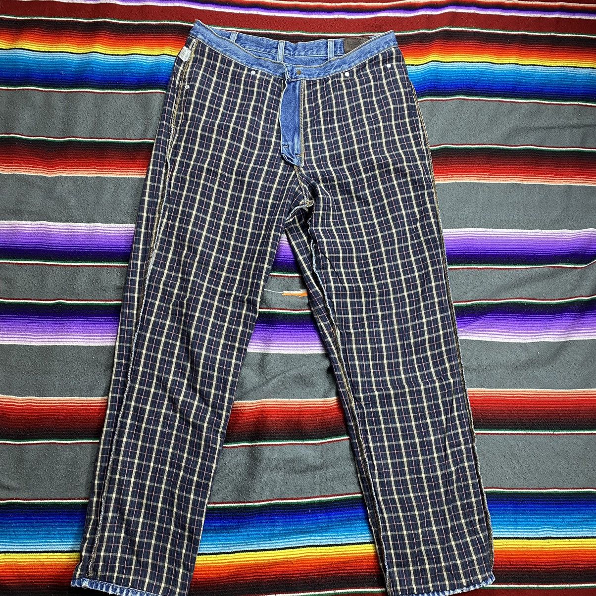 L.L. Bean Vintage L.L. Bean Men's Flannel Lined Blue Denim Jeans 36×32 Size US 36 / EU 52 - 16 Thumbnail