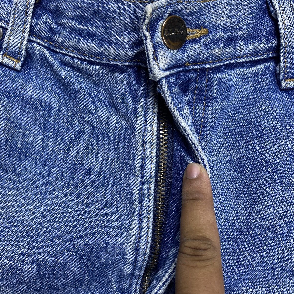 L.L. Bean Vintage L.L. Bean Men's Flannel Lined Blue Denim Jeans 36×32 Size US 36 / EU 52 - 8 Thumbnail