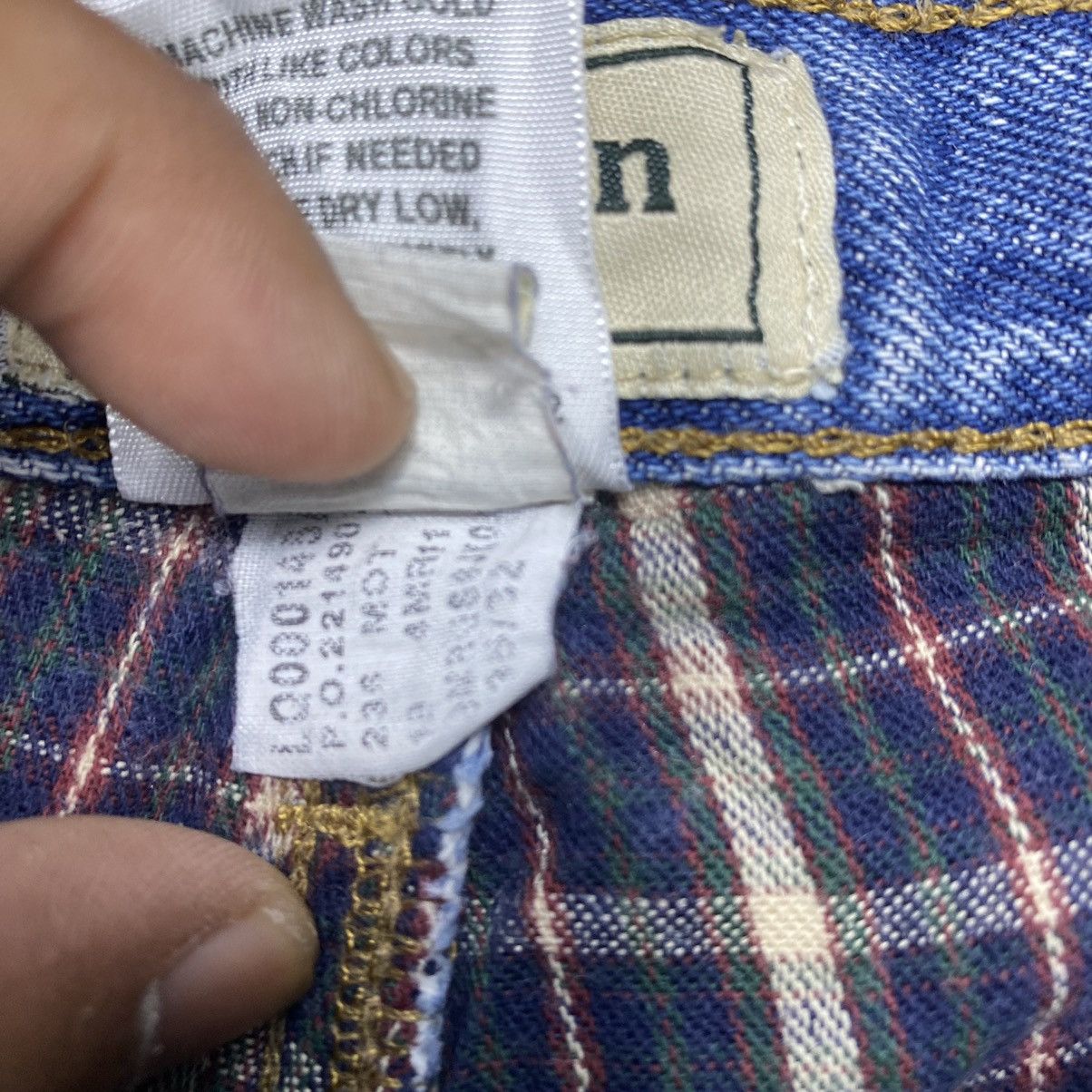L.L. Bean Vintage L.L. Bean Men's Flannel Lined Blue Denim Jeans 36×32 Size US 36 / EU 52 - 10 Thumbnail