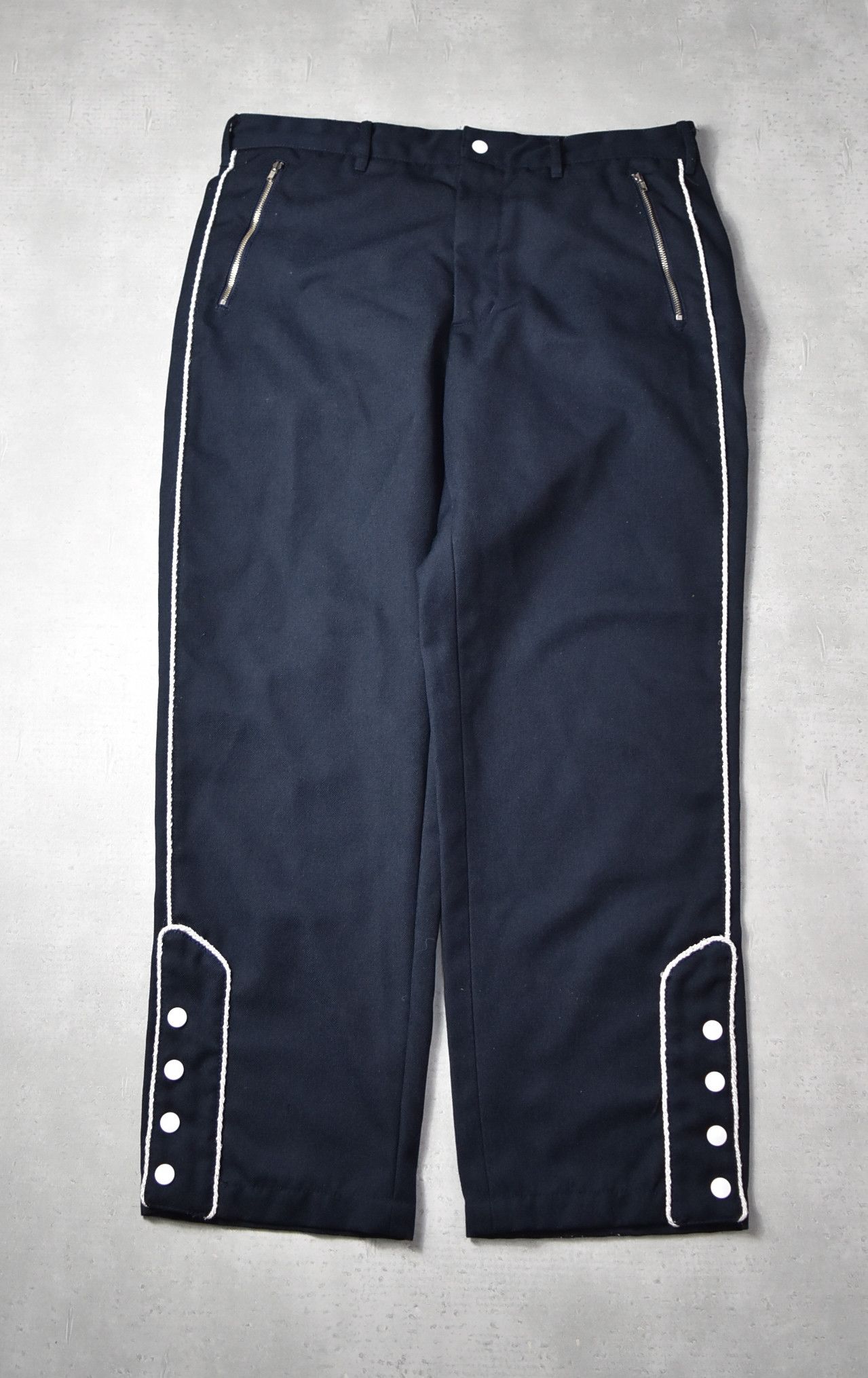 image of Nepenthes New York Aie Western Slacks Pants/29083 - 856 133 in Navy, Men's (Size 35)