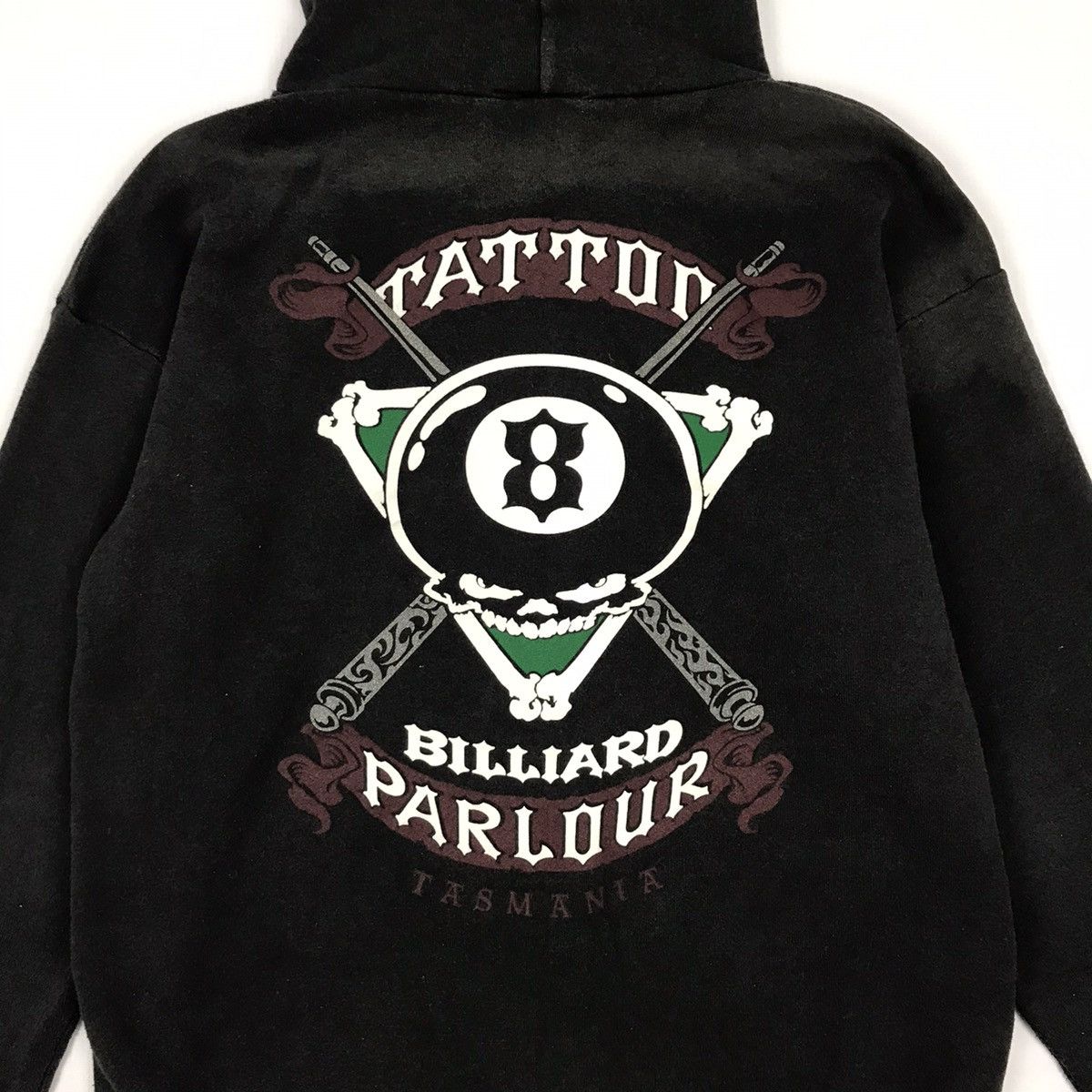 Vintage Vintage Eight ball Tattoo Hoodie Jacket Size US M / EU 48-50 / 2 - 2 Thumbnail