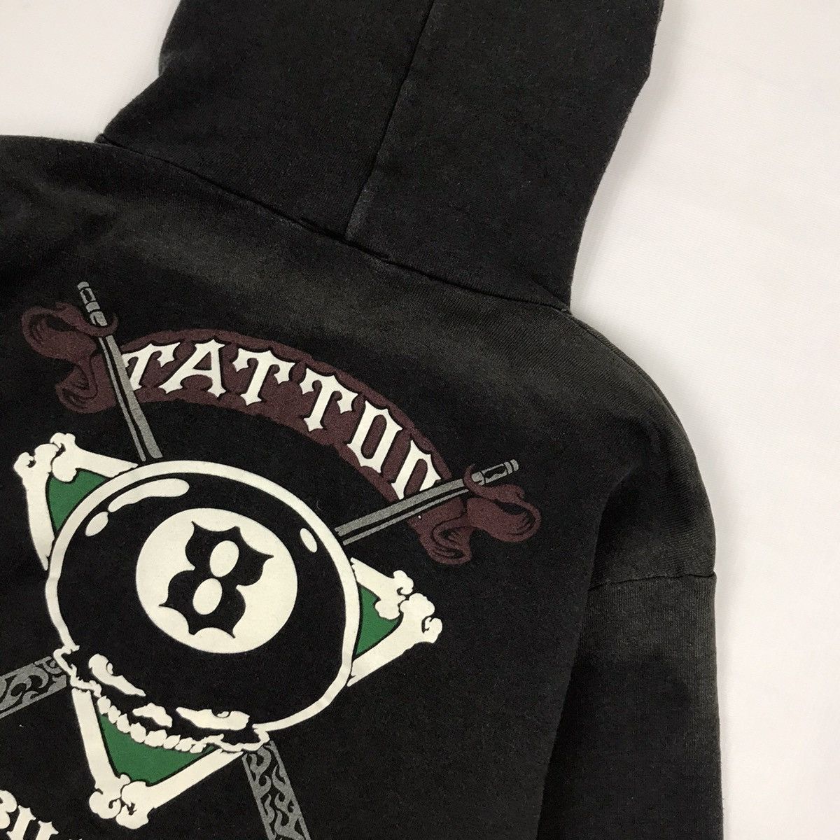 Vintage Vintage Eight ball Tattoo Hoodie Jacket Size US M / EU 48-50 / 2 - 3 Thumbnail