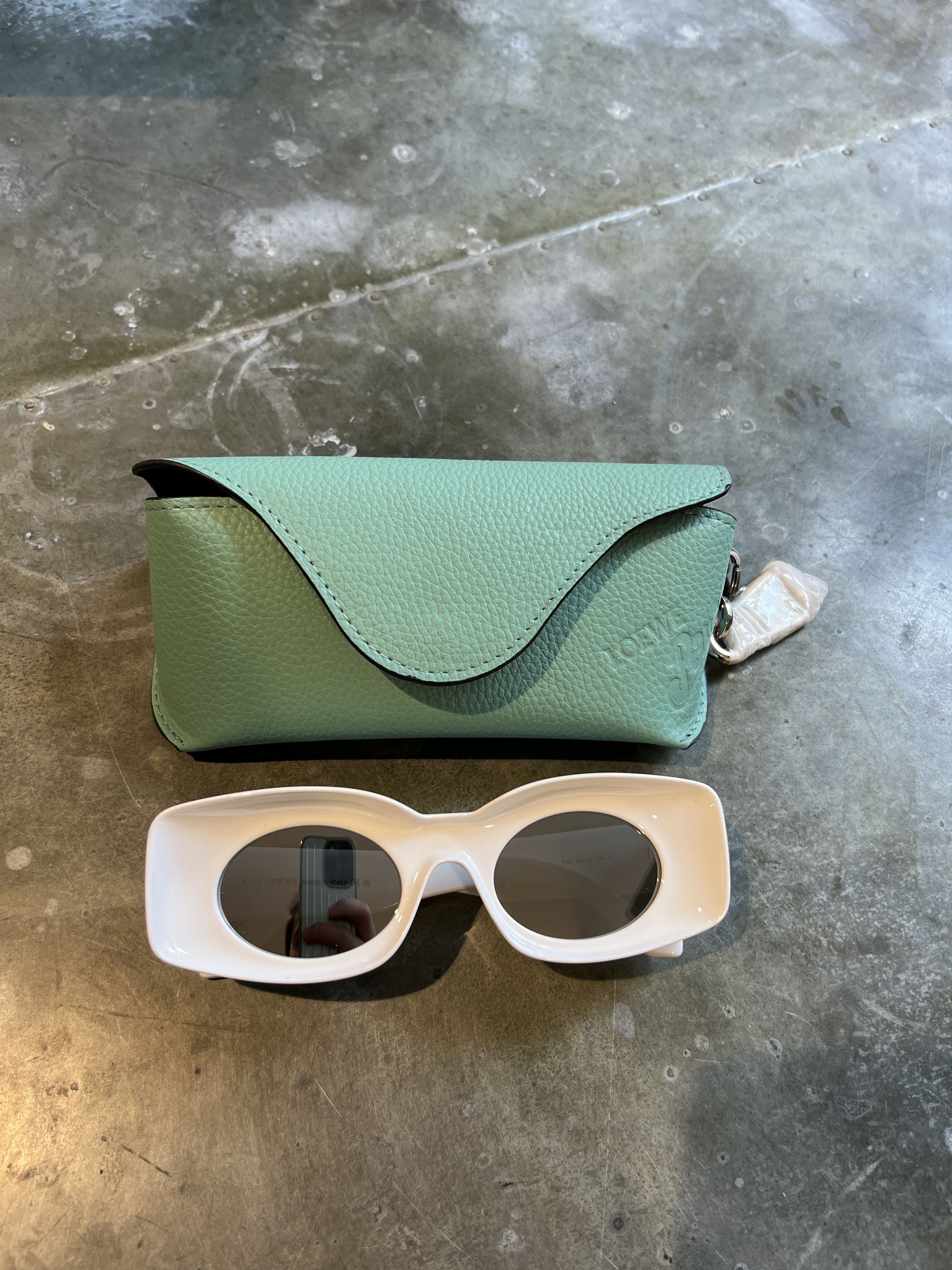 Loewe BNWT Loewe Paula's Ibiza Original Sunglasses White Size ONE SIZE - 1 Thumbnail