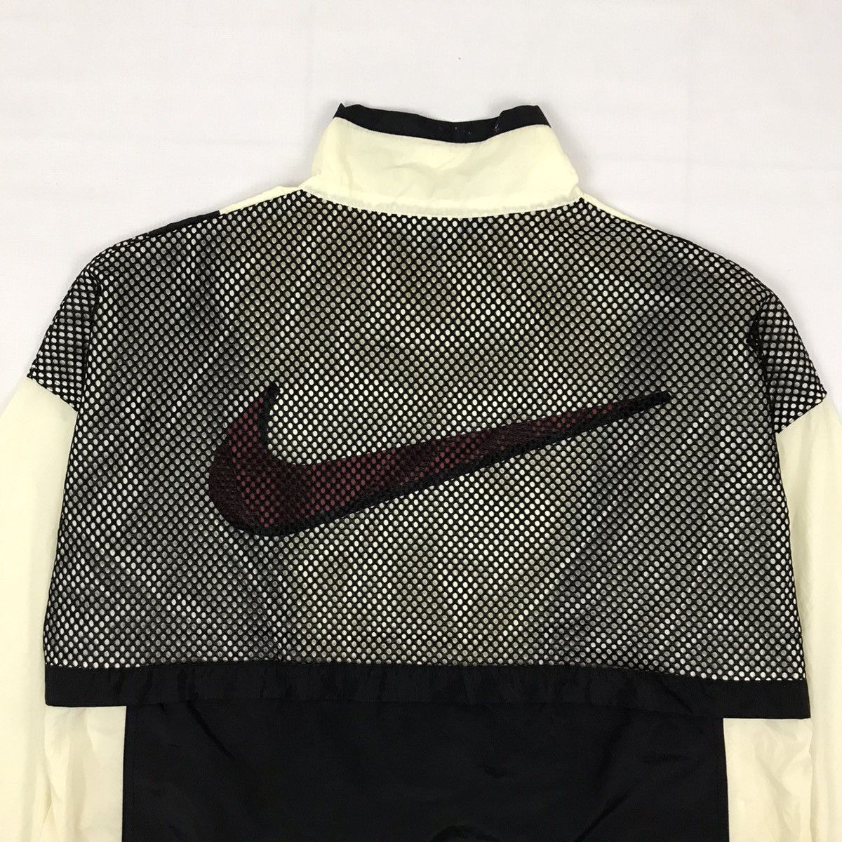 Nike × Vintage Vintage Nike Big Logo Half Zipper Jacket Size US M / EU 48-50 / 2 - 4 Thumbnail