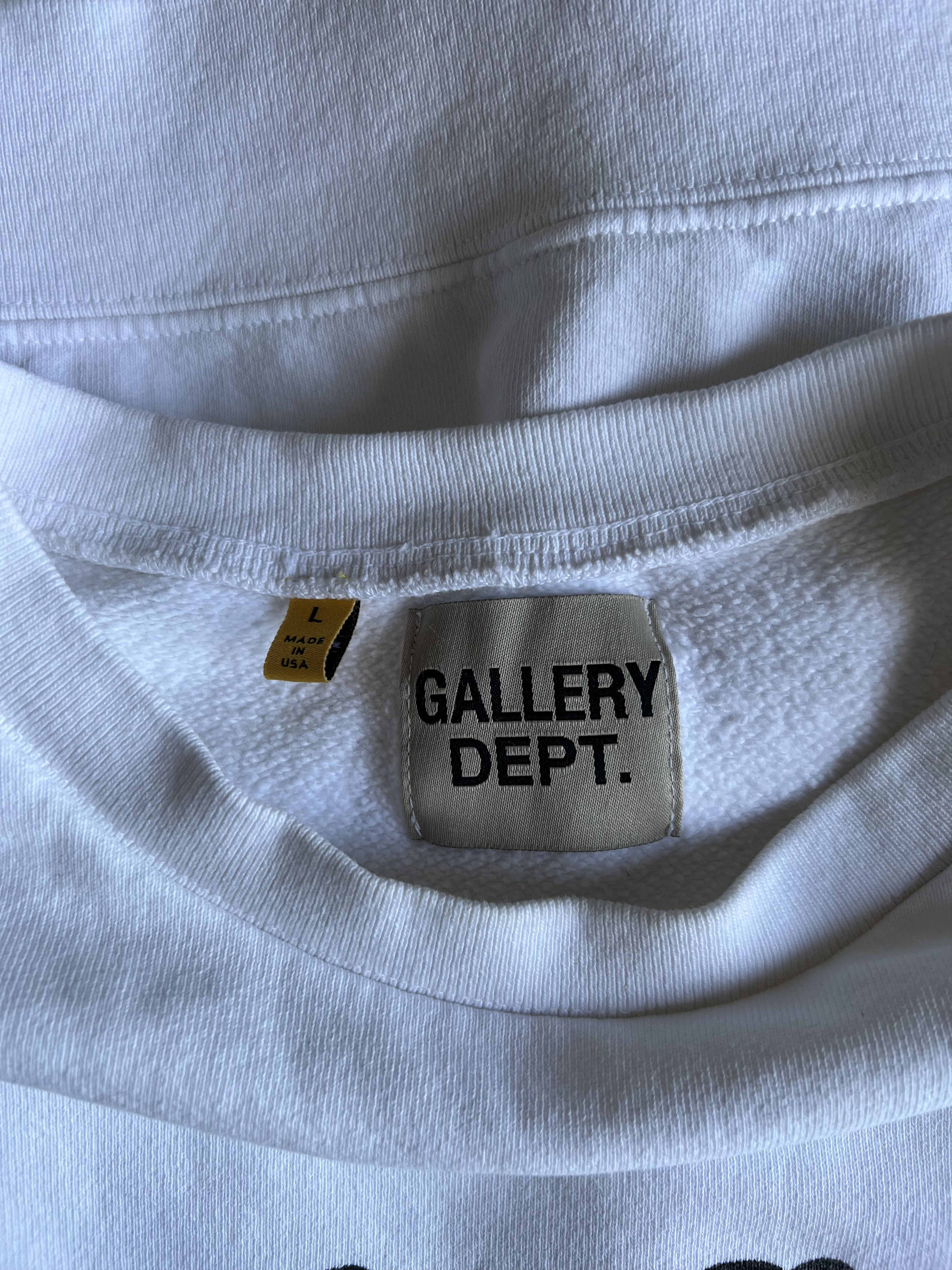 Gallery Dept. Gallery Dept. G Ball Crewneck Sweatshirt in White Size US L / EU 52-54 / 3 - 9 Thumbnail
