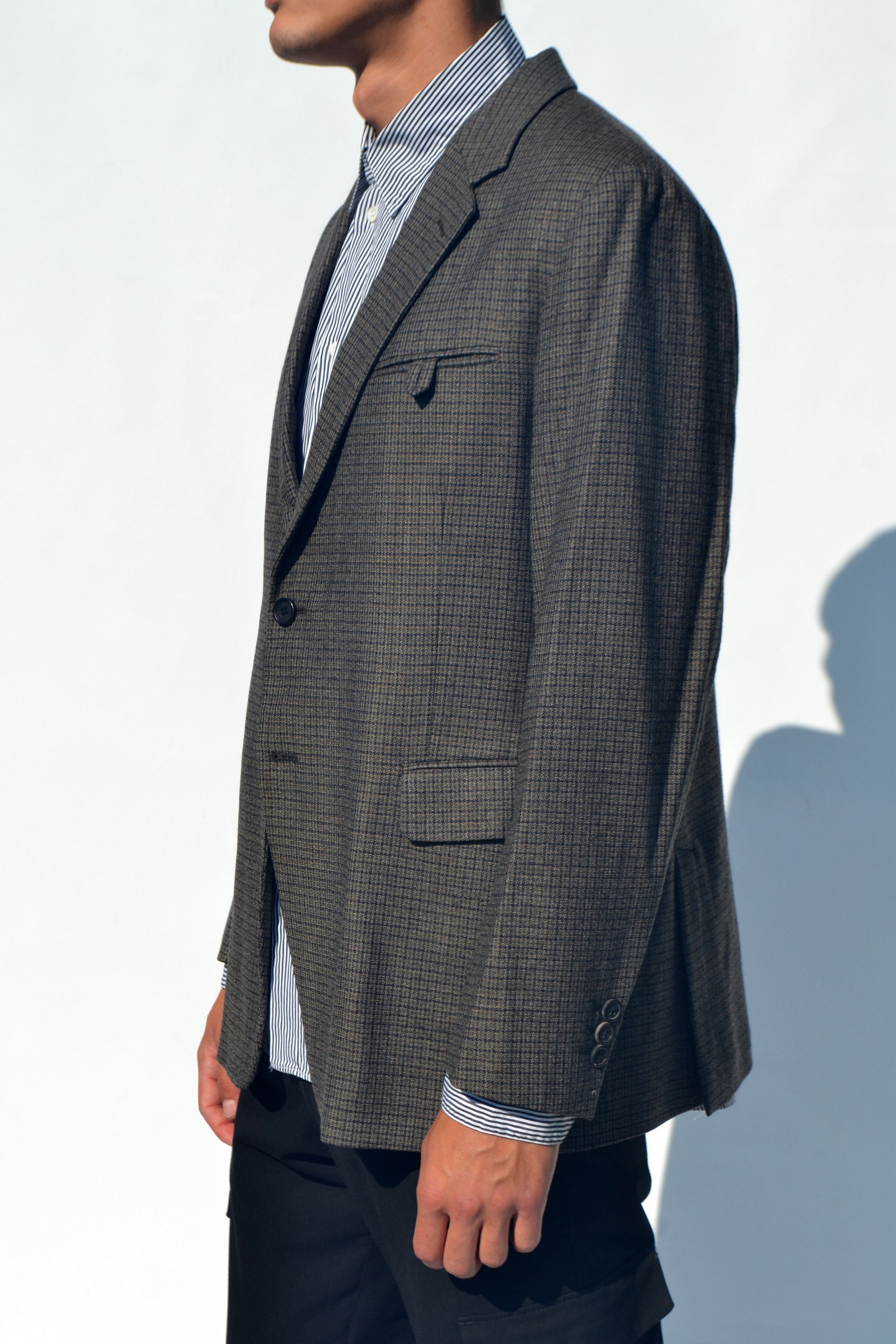 Prada Prada AW 2012 Wool Blazer Jacket Coat Checkered Size 54R - 5 Thumbnail