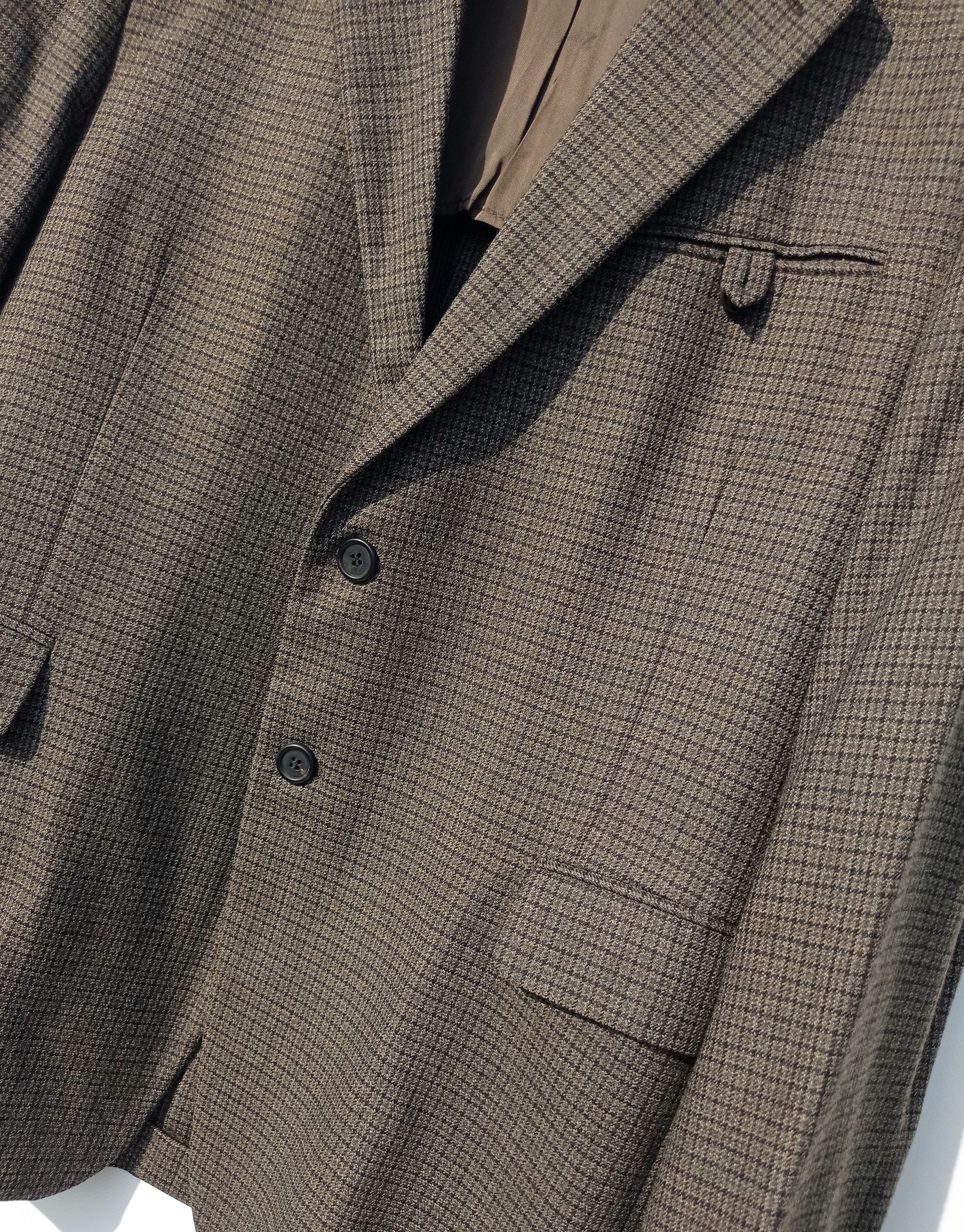 Prada Prada AW 2012 Wool Blazer Jacket Coat Checkered Size 54R - 7 Thumbnail