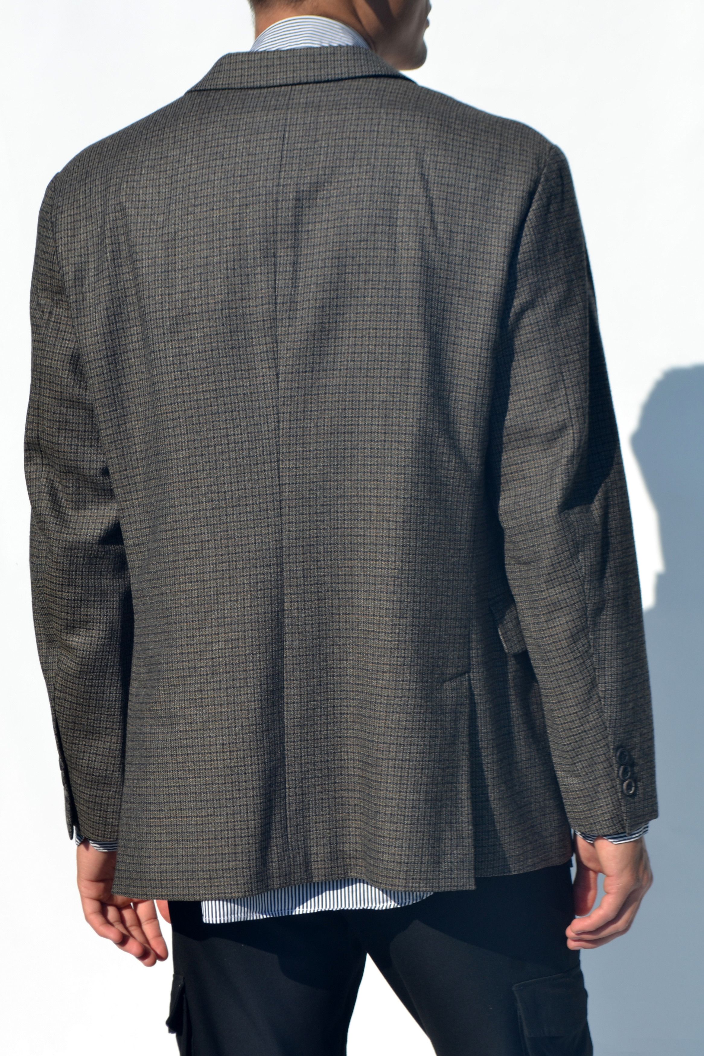 Prada Prada AW 2012 Wool Blazer Jacket Coat Checkered Size 54R - 6 Thumbnail