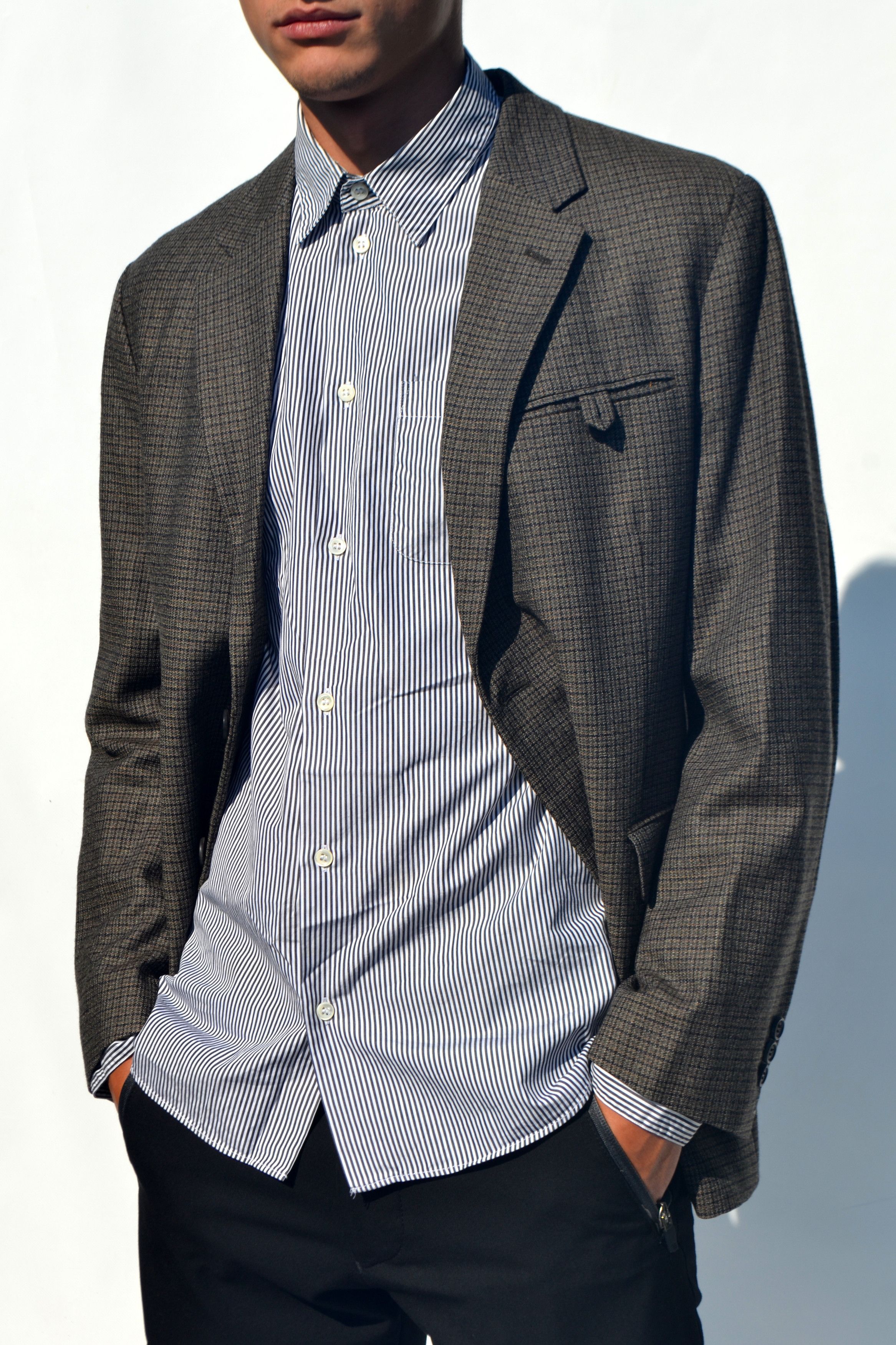 Prada Prada AW 2012 Wool Blazer Jacket Coat Checkered Size 54R - 3 Thumbnail