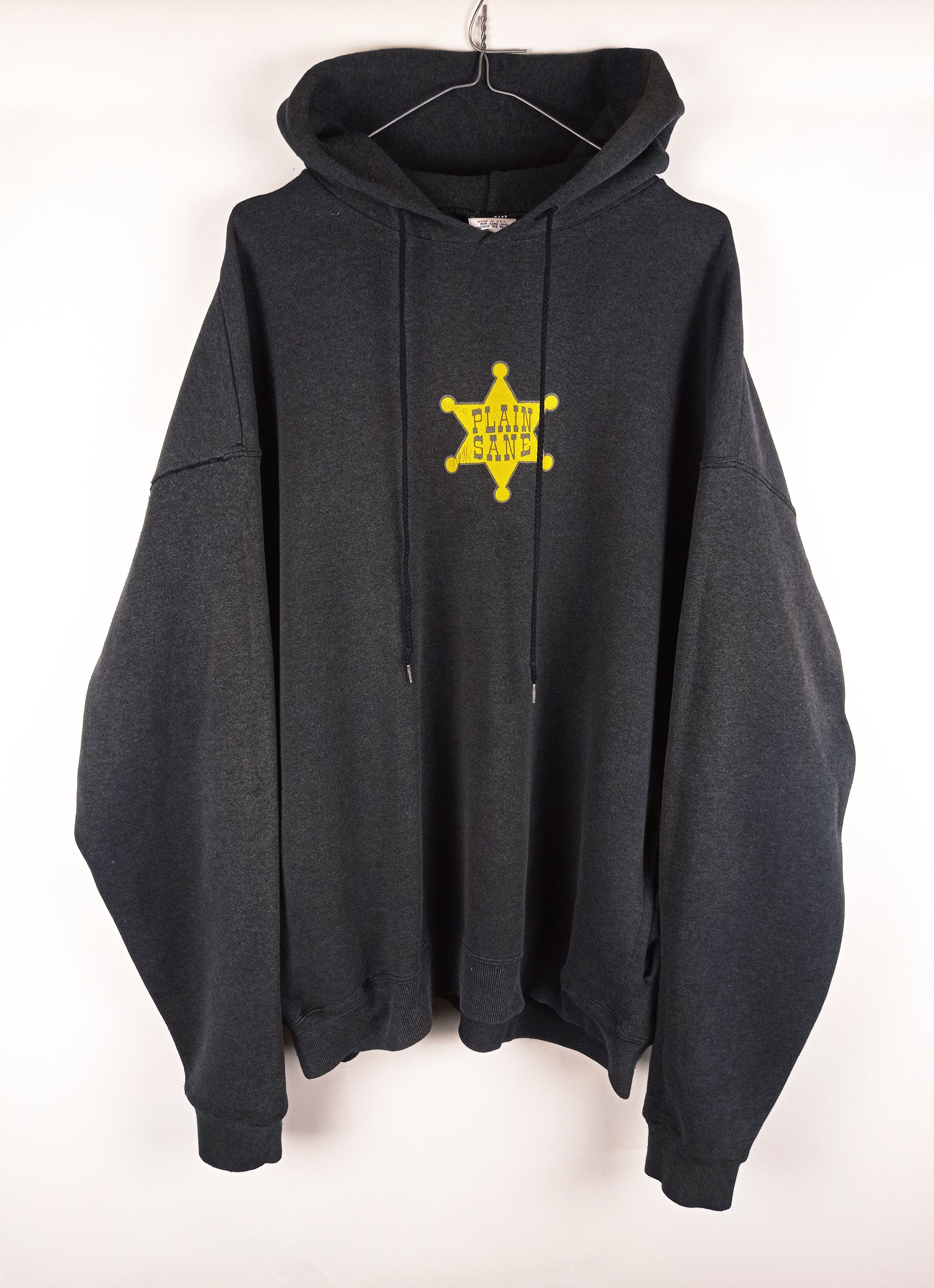 Shorty's Skateboards 90s VIntage Plain Sane Never Die Skateboard USA Hoodie Size US XL / EU 56 / 4 - 2 Thumbnail