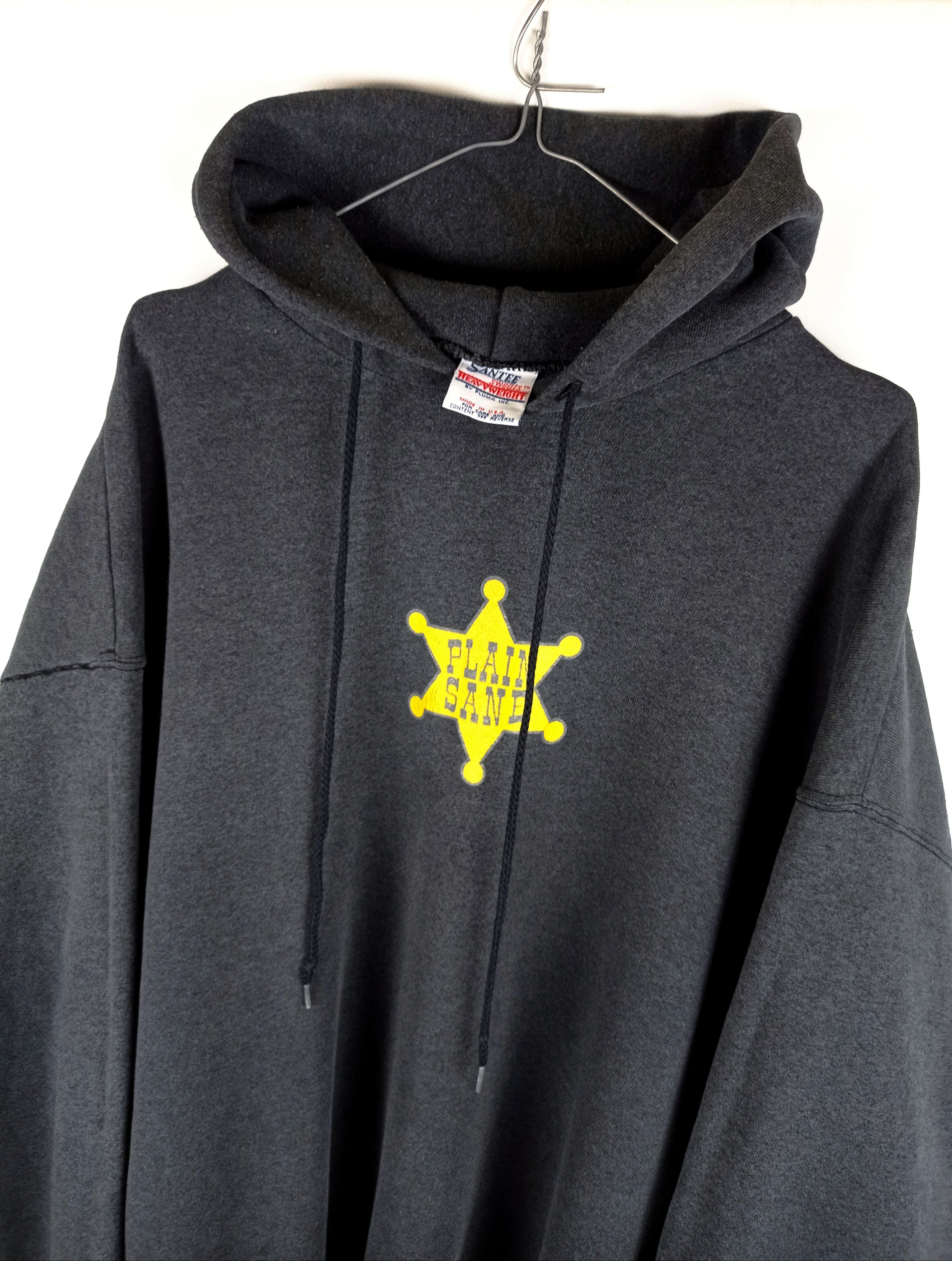 Shorty's Skateboards 90s VIntage Plain Sane Never Die Skateboard USA Hoodie Size US XL / EU 56 / 4 - 1 Thumbnail