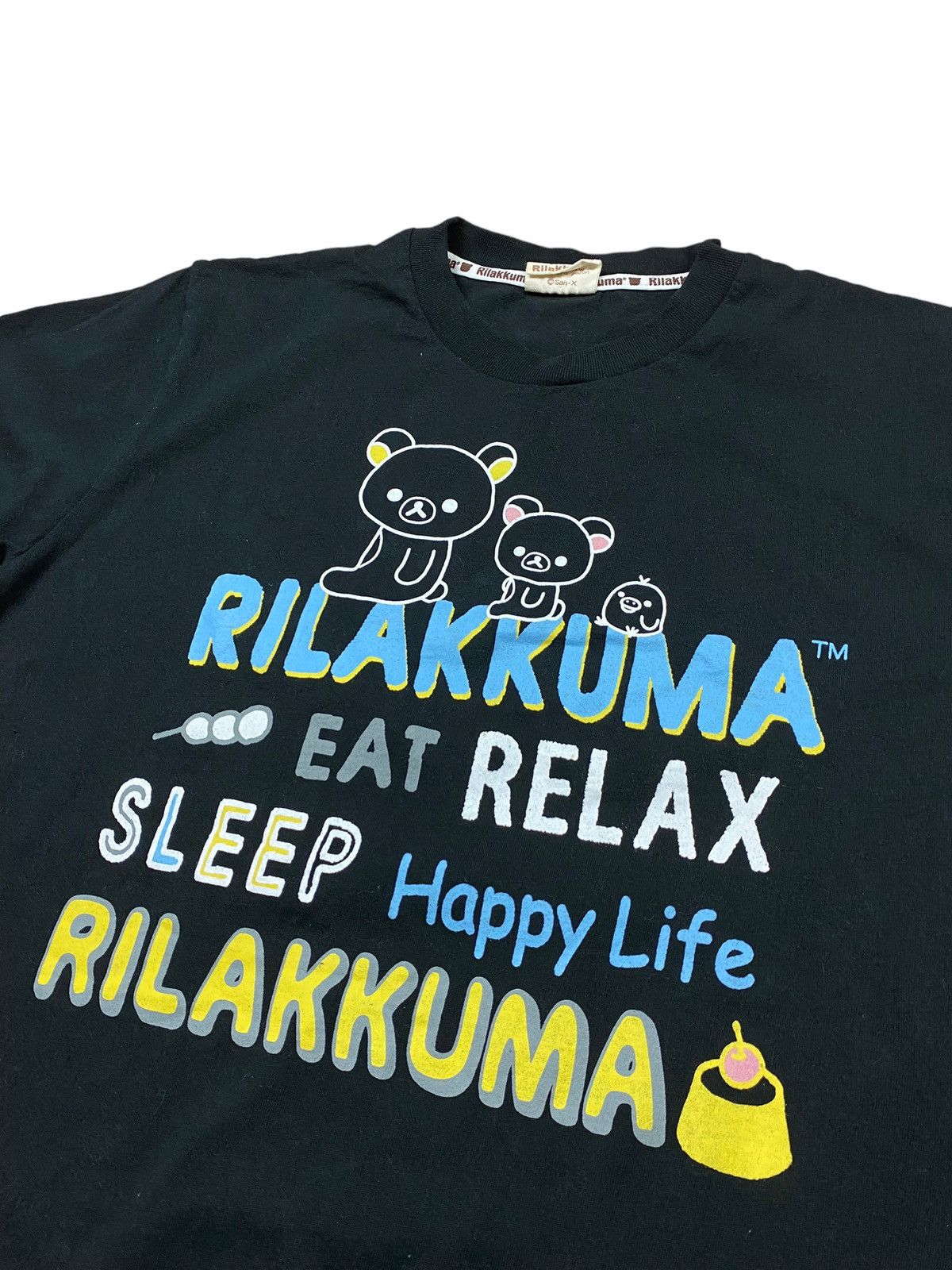 Anime Vintage Rilakkuma Anime San-X Graphic T shirt Size US M / EU 48-50 / 2 - 3 Thumbnail