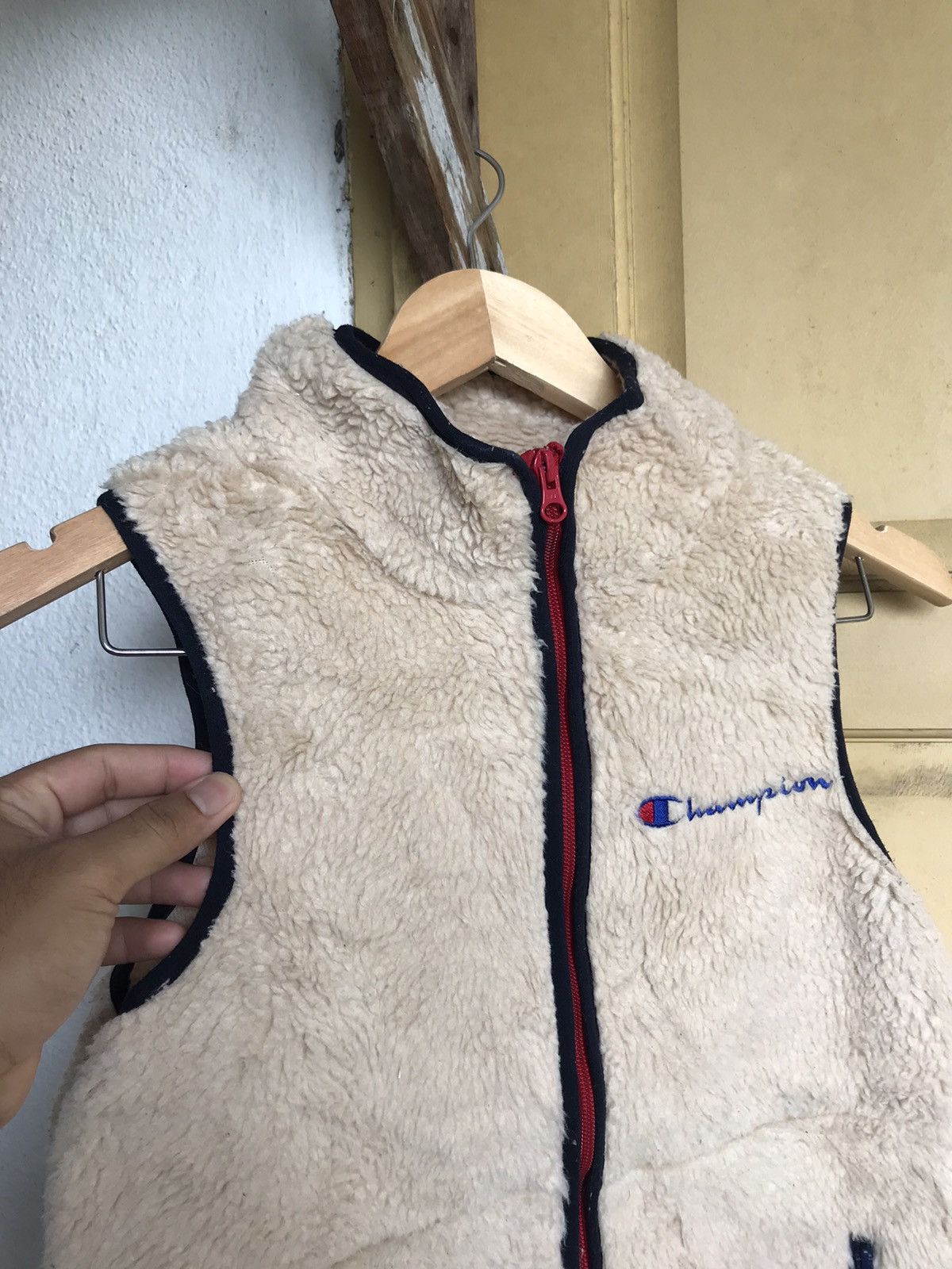 Champion Vintage Champion Fleece Vest Jacket Size US XS / EU 42 / 0 - 3 Thumbnail