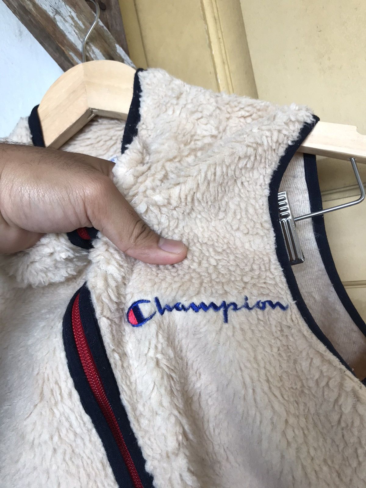 Champion Vintage Champion Fleece Vest Jacket Size US XS / EU 42 / 0 - 5 Thumbnail