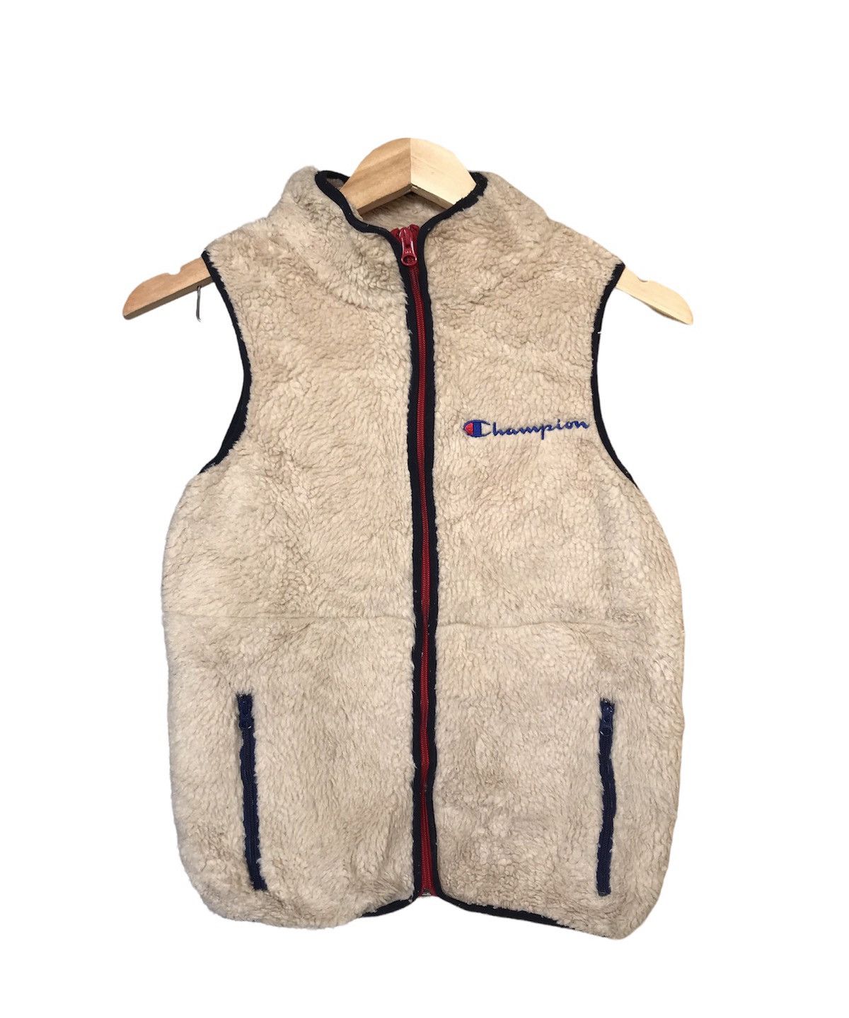 Vintage Champion Fleece Vest Jacket