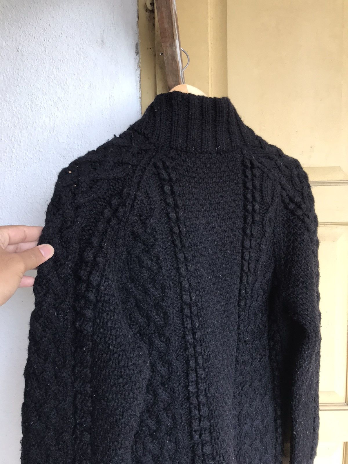 Japanese Brand Nice❗️Pippin Standard All Black Minimalist Knit Sweater Size US L / EU 52-54 / 3 - 15 Thumbnail