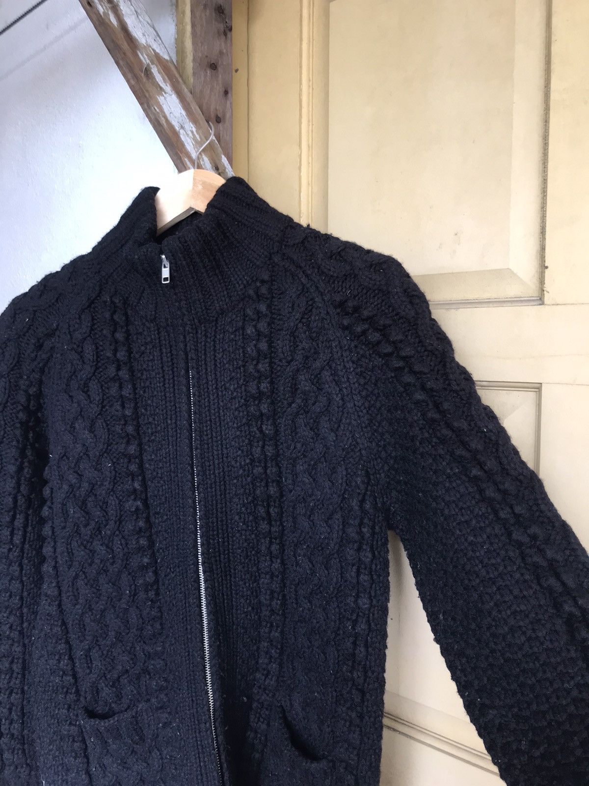 Japanese Brand Nice❗️Pippin Standard All Black Minimalist Knit Sweater Size US L / EU 52-54 / 3 - 7 Thumbnail