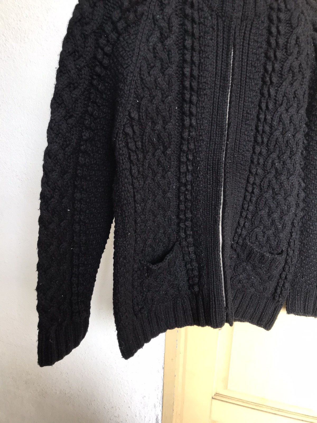 Japanese Brand Nice❗️Pippin Standard All Black Minimalist Knit Sweater Size US L / EU 52-54 / 3 - 4 Thumbnail