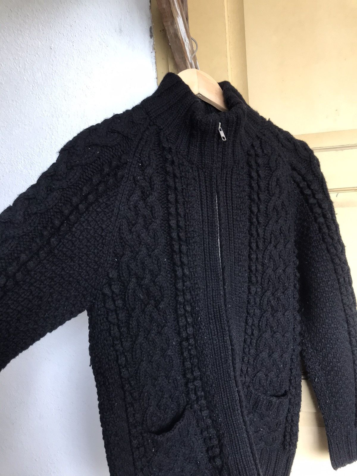 Japanese Brand Nice❗️Pippin Standard All Black Minimalist Knit Sweater Size US L / EU 52-54 / 3 - 11 Thumbnail