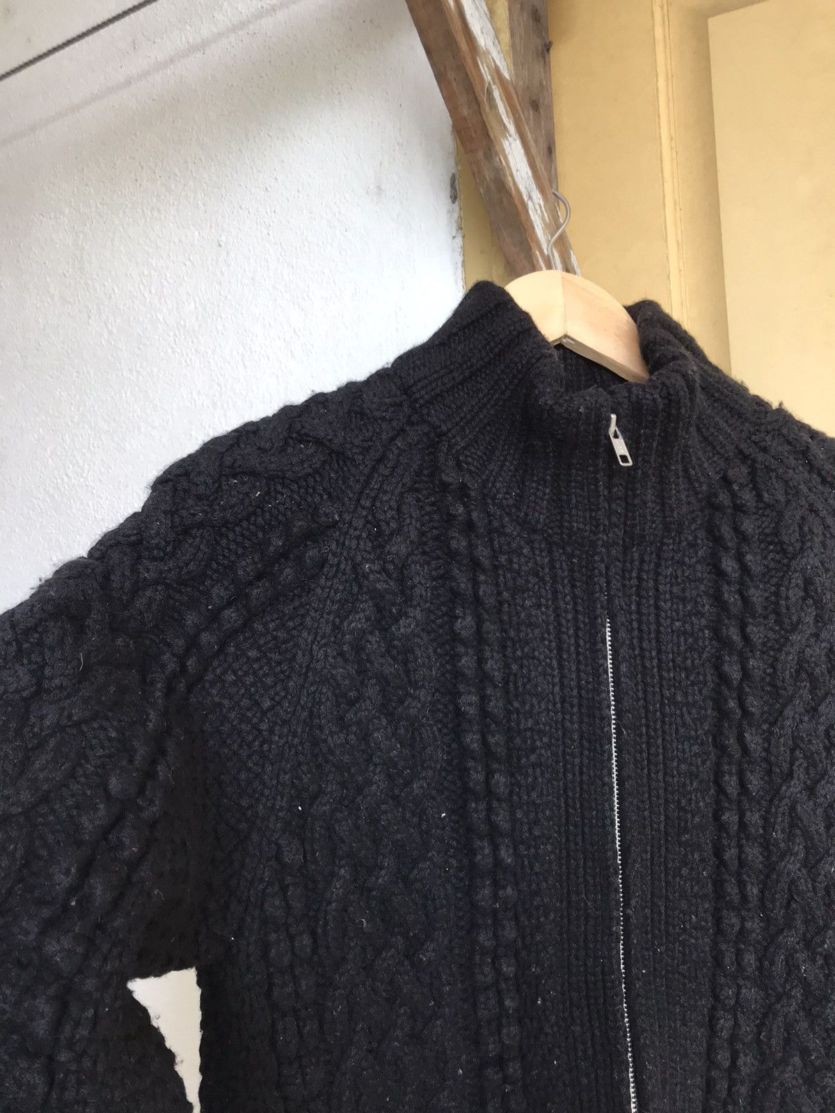 Japanese Brand Nice❗️Pippin Standard All Black Minimalist Knit Sweater Size US L / EU 52-54 / 3 - 6 Thumbnail