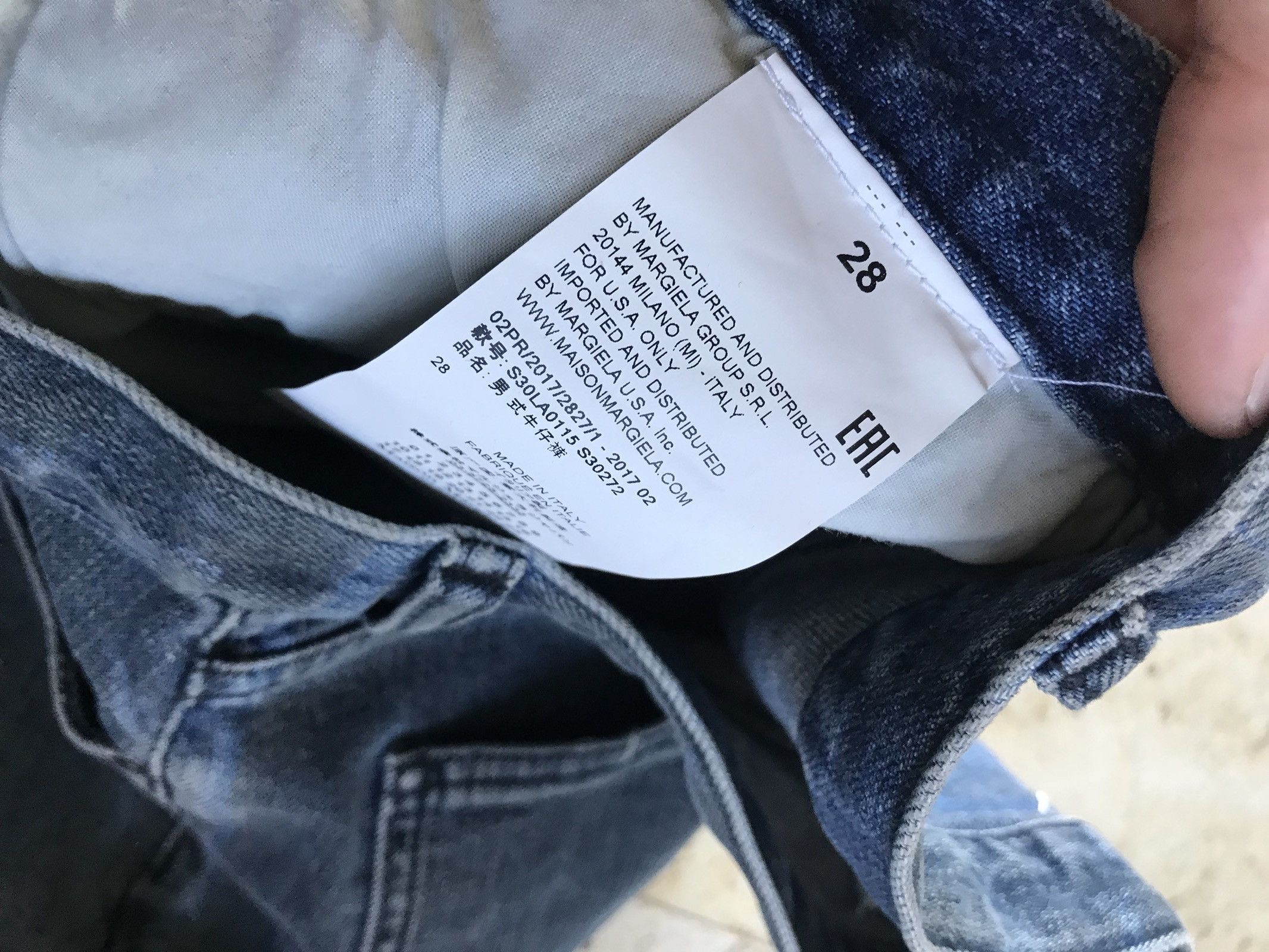Maison Margiela Denim With Back Stitch Size US 28 / EU 44 - 13 Thumbnail