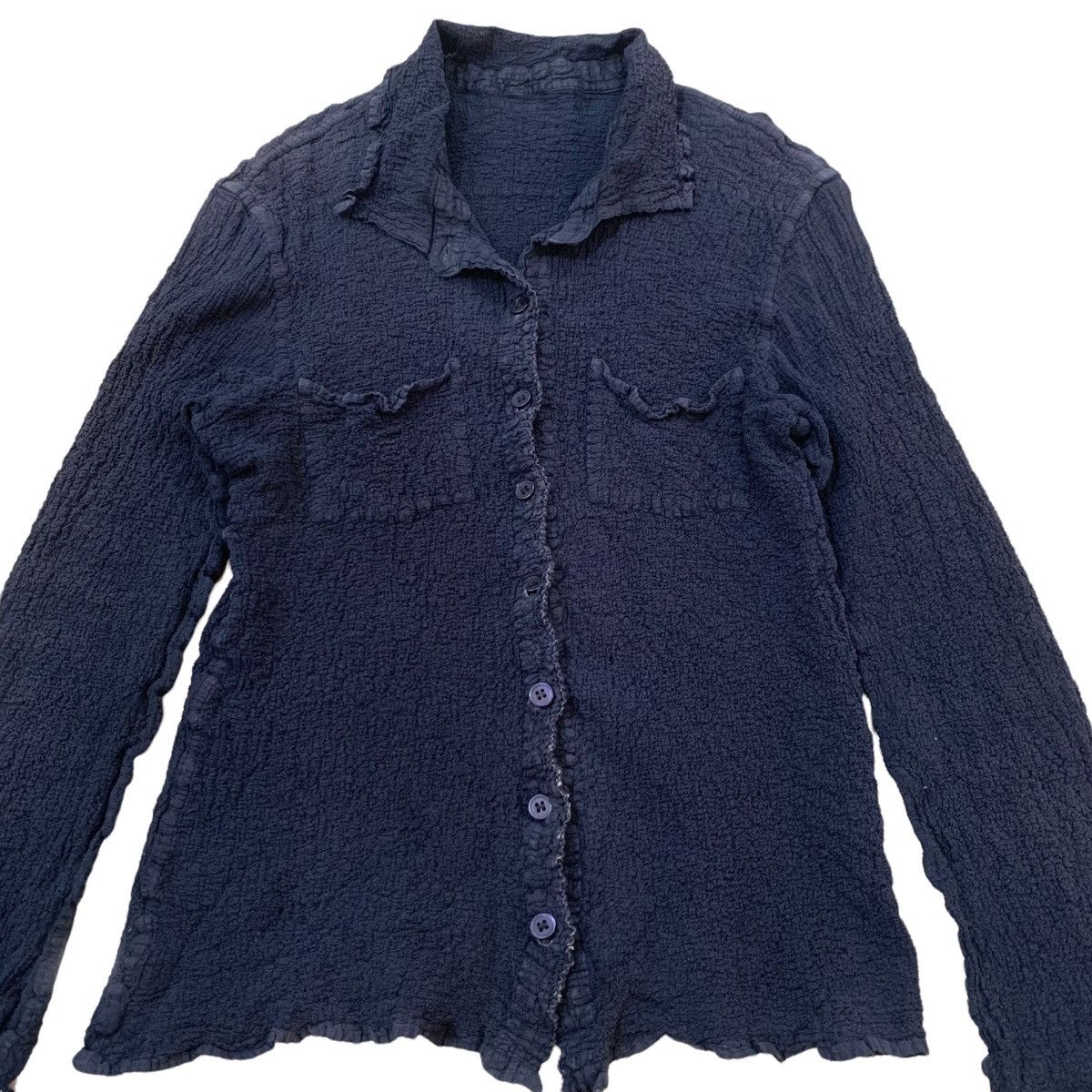 Issey Miyake Vintage ME Issey Miyake Cauliflower Pleated Jacket Size XS / US 0-2 / IT 36-38 - 5 Thumbnail