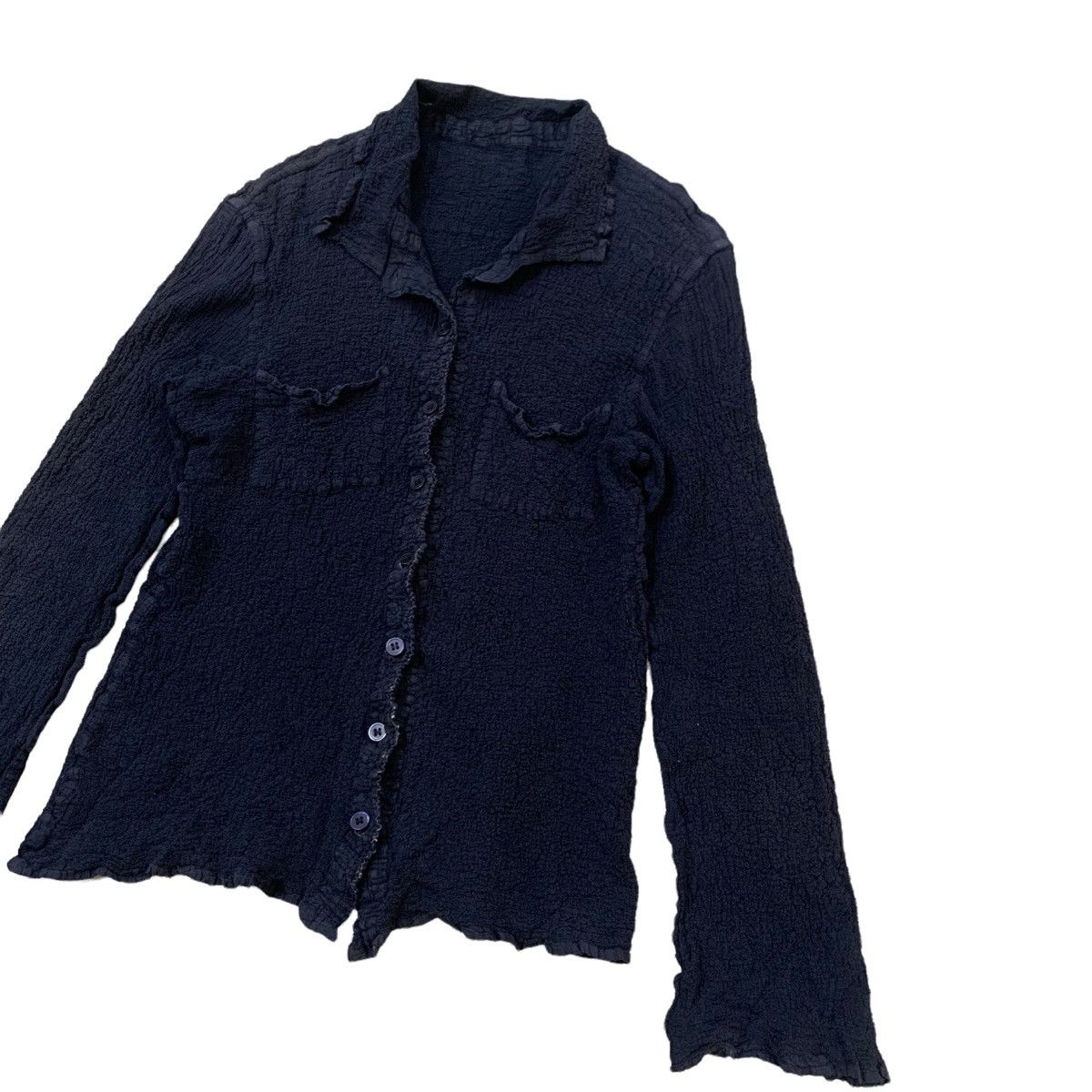 Issey Miyake Vintage ME Issey Miyake Cauliflower Pleated Jacket Size XS / US 0-2 / IT 36-38 - 3 Thumbnail