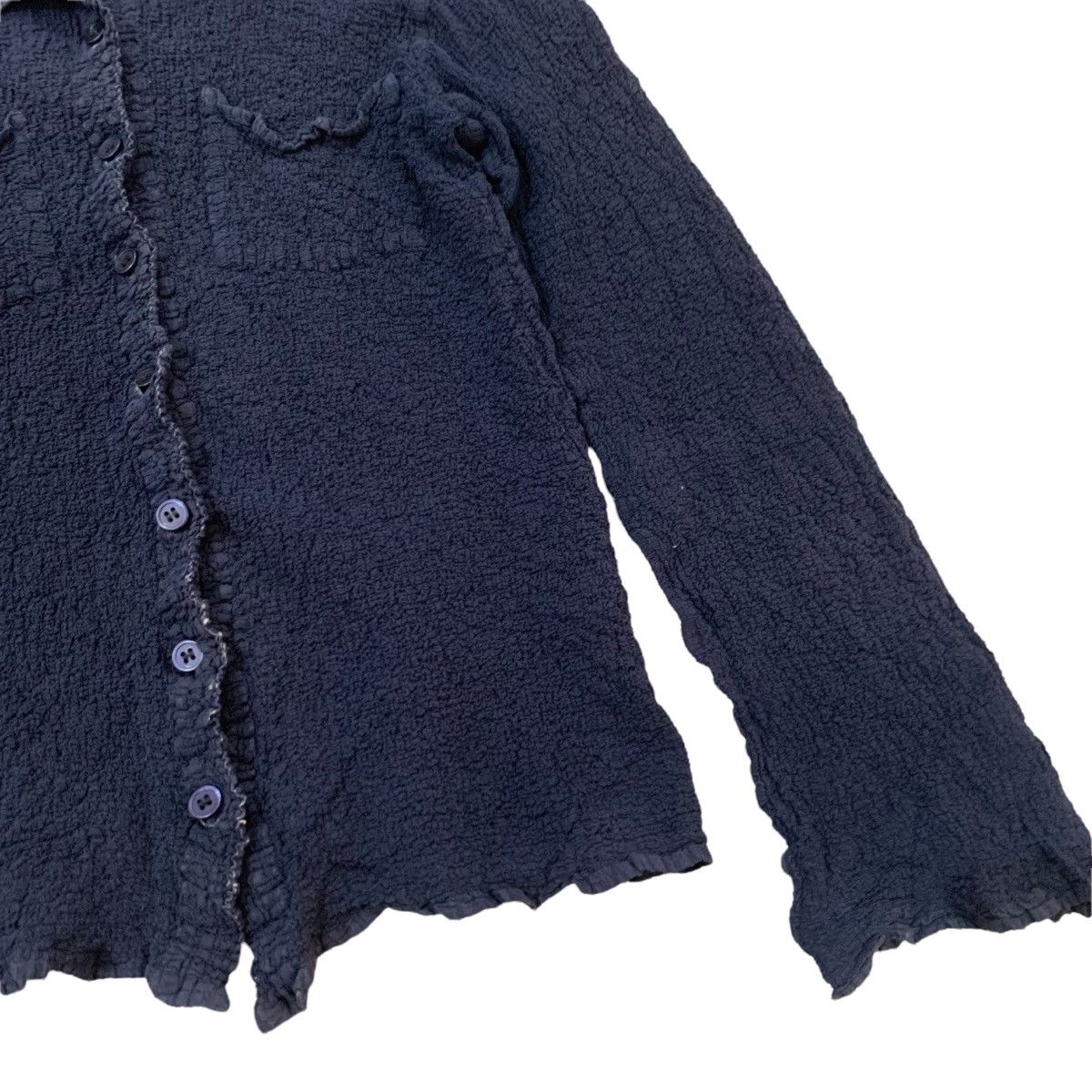 Issey Miyake Vintage ME Issey Miyake Cauliflower Pleated Jacket Size XS / US 0-2 / IT 36-38 - 8 Thumbnail