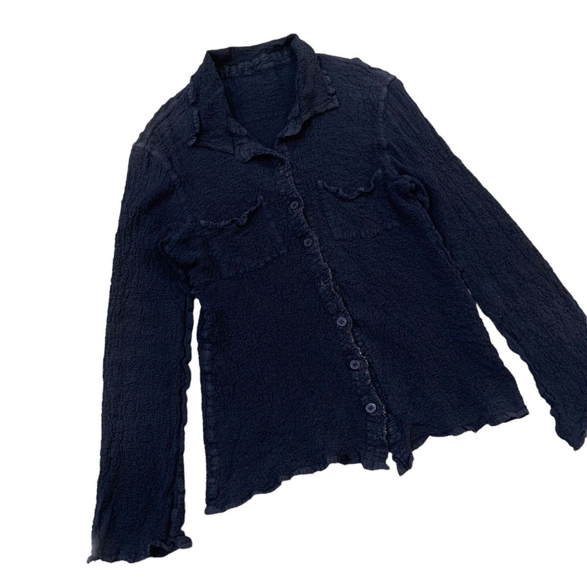 Issey Miyake Vintage ME Issey Miyake Cauliflower Pleated Jacket Size XS / US 0-2 / IT 36-38 - 4 Thumbnail