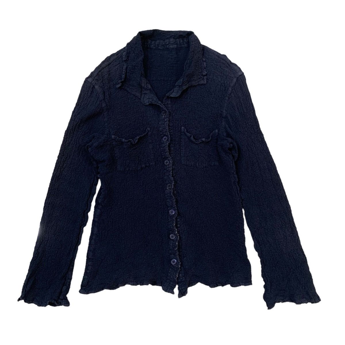 Issey Miyake Vintage ME Issey Miyake Cauliflower Pleated Jacket Size XS / US 0-2 / IT 36-38 - 1 Thumbnail