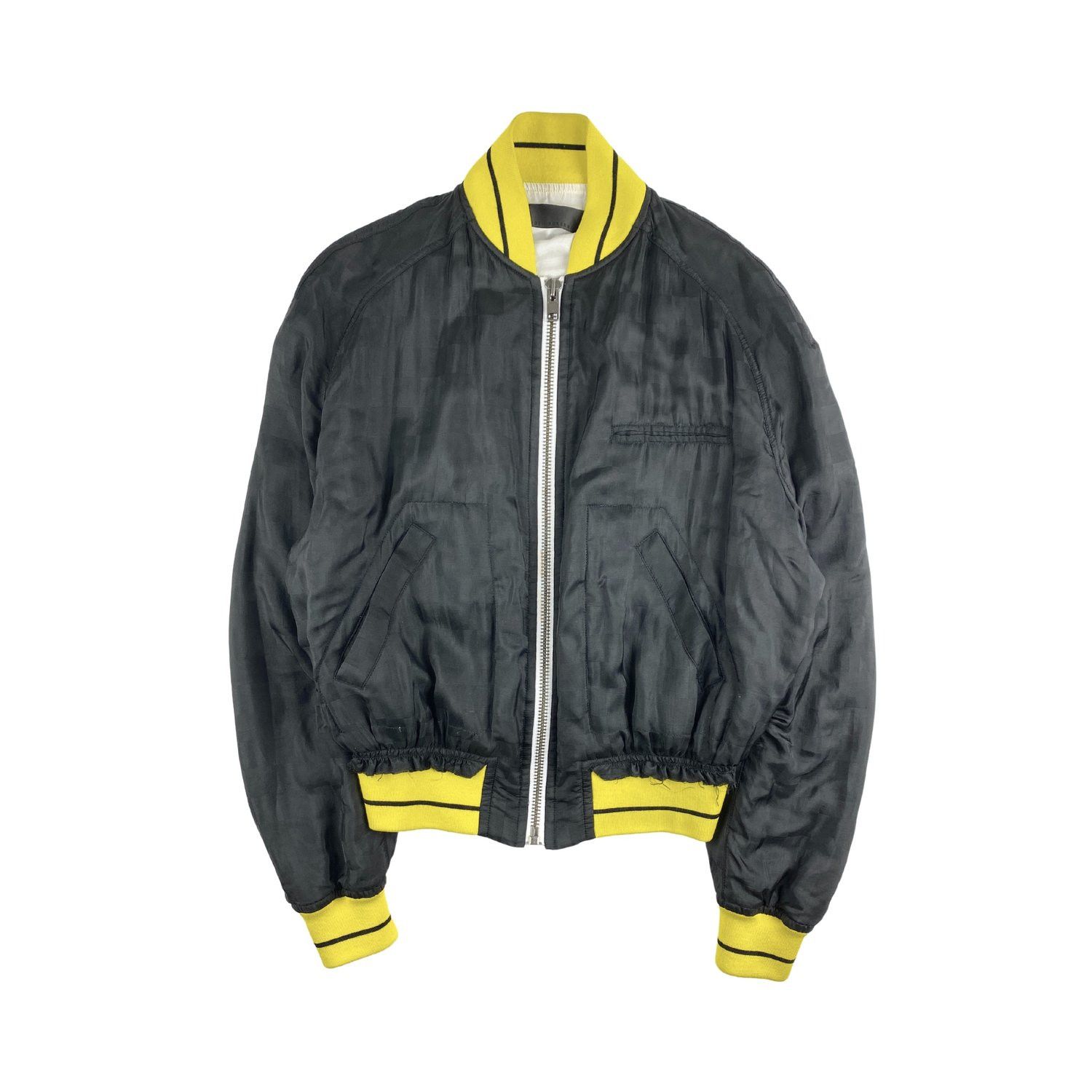 Haider Ackermann Haider Ackermann SS17 Black Yellow Trim Bomber Size US M / EU 48-50 / 2 - 2 Thumbnail