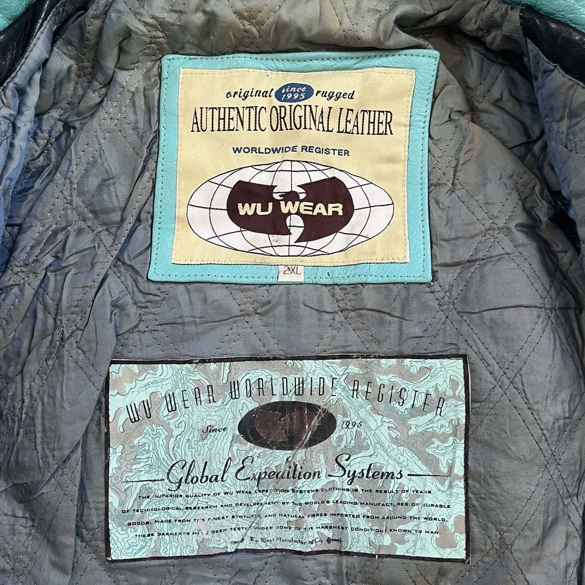 Wu-Tang Clan Wu-Wear Jacket Size 2XL Wu-Tang Leather Rare Vintage Rza Size US XXL / EU 58 / 5 - 8 Thumbnail