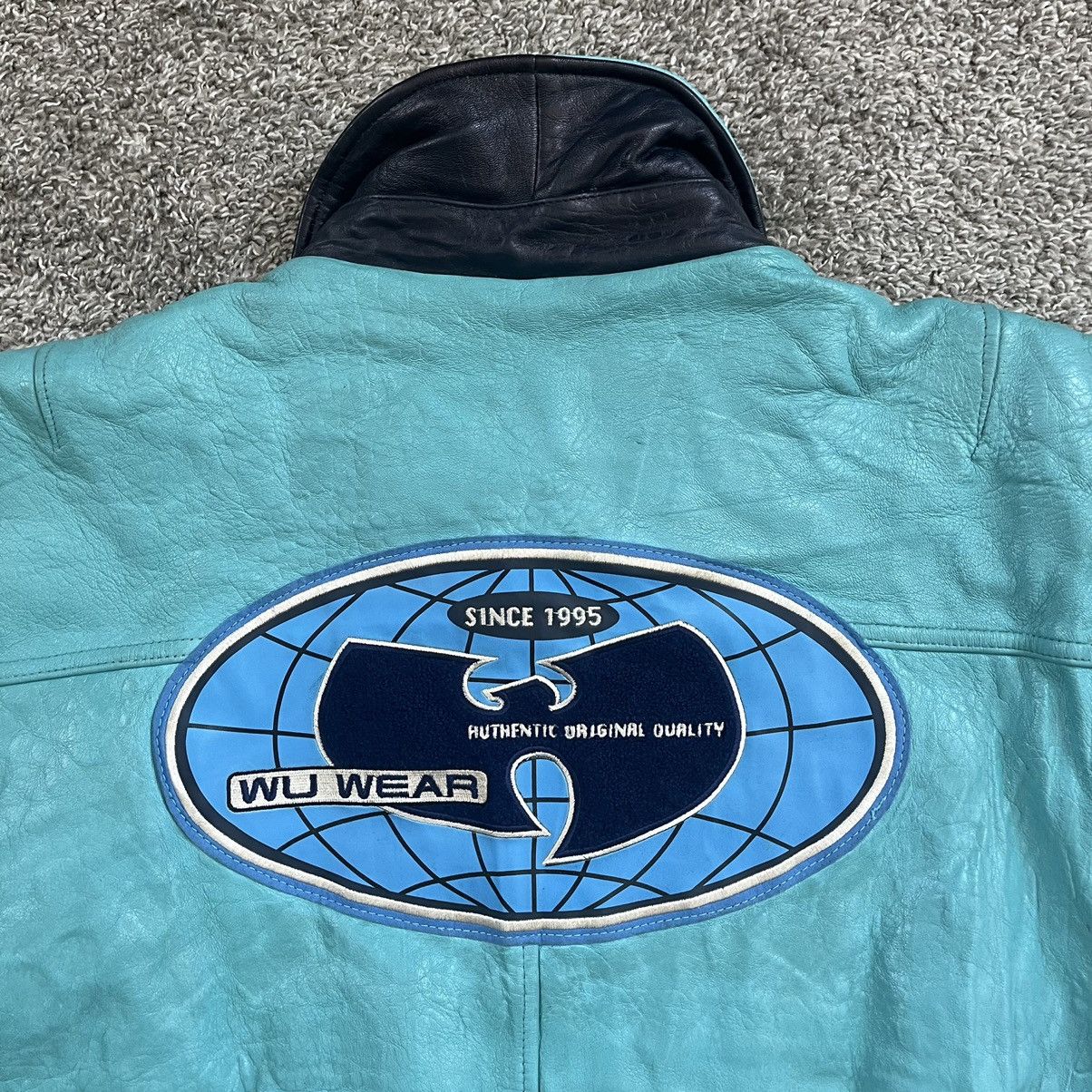 Wu-Tang Clan Wu-Wear Jacket Size 2XL Wu-Tang Leather Rare Vintage Rza Size US XXL / EU 58 / 5 - 2 Thumbnail