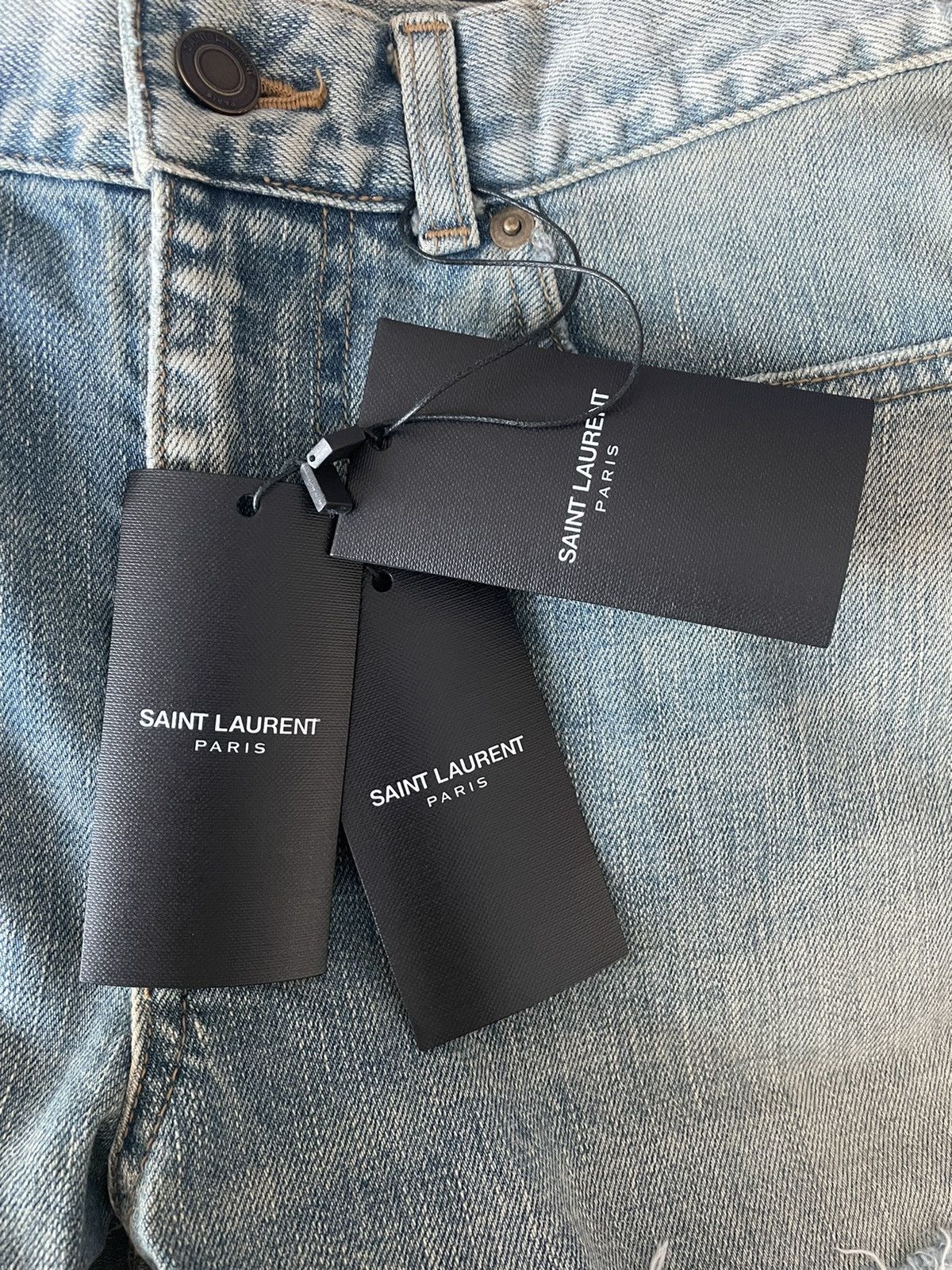Hedi Slimane × Saint Laurent Paris × Yves Saint Laurent Sold Out Brand NEW Rare HEDI D02 SK-LW Trash Crash Denim Size US 30 / EU 46 - 5 Thumbnail