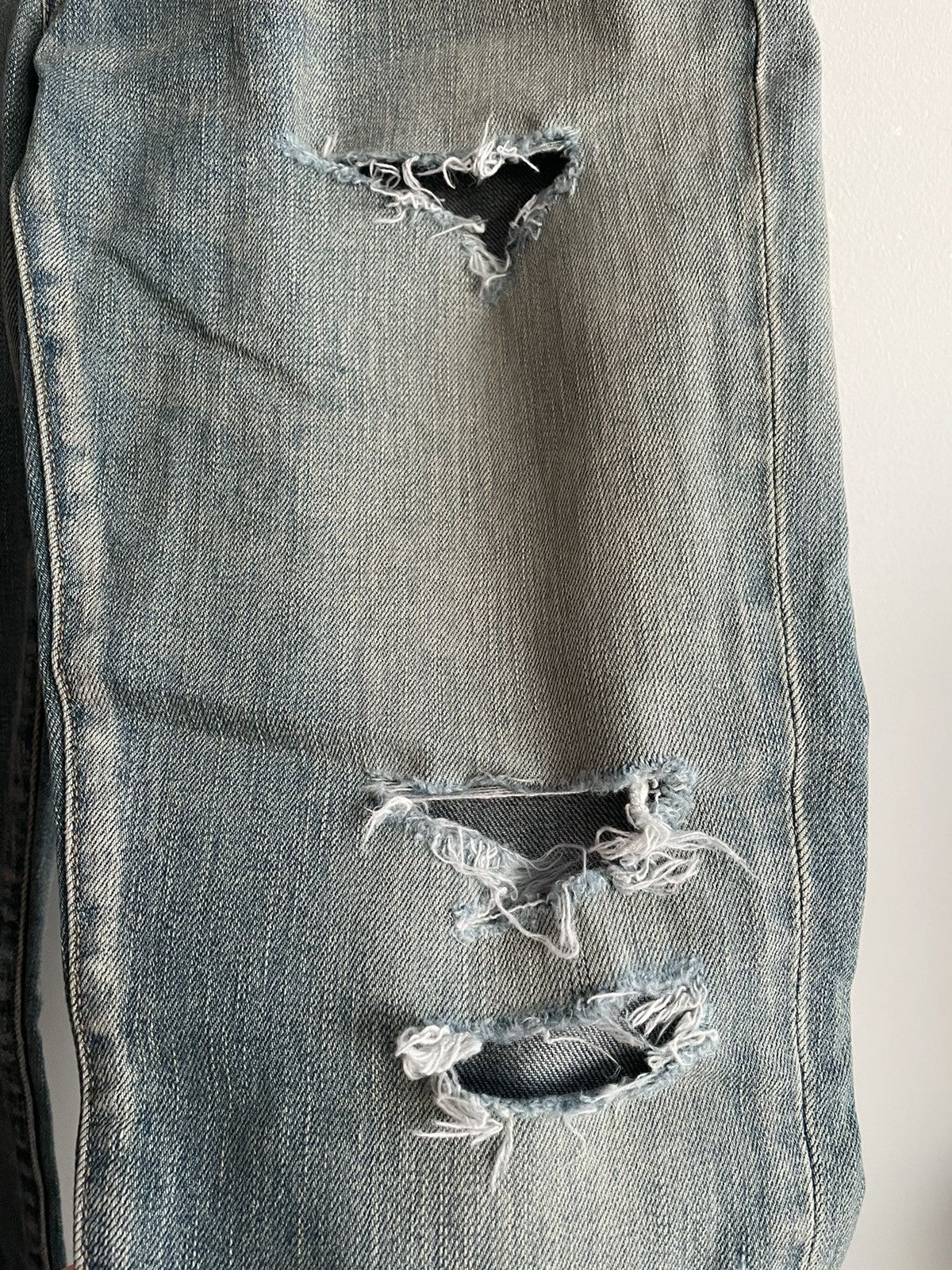 Hedi Slimane × Saint Laurent Paris × Yves Saint Laurent Sold Out Brand NEW Rare HEDI D02 SK-LW Trash Crash Denim Size US 30 / EU 46 - 6 Thumbnail