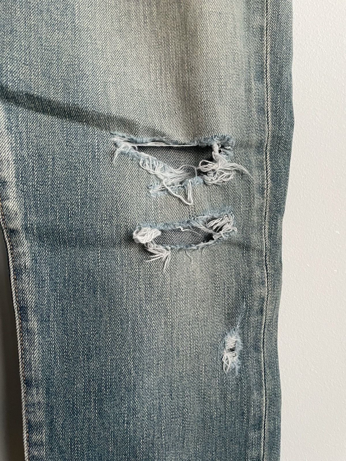 Hedi Slimane × Saint Laurent Paris × Yves Saint Laurent Sold Out Brand NEW Rare HEDI D02 SK-LW Trash Crash Denim Size US 30 / EU 46 - 24 Thumbnail