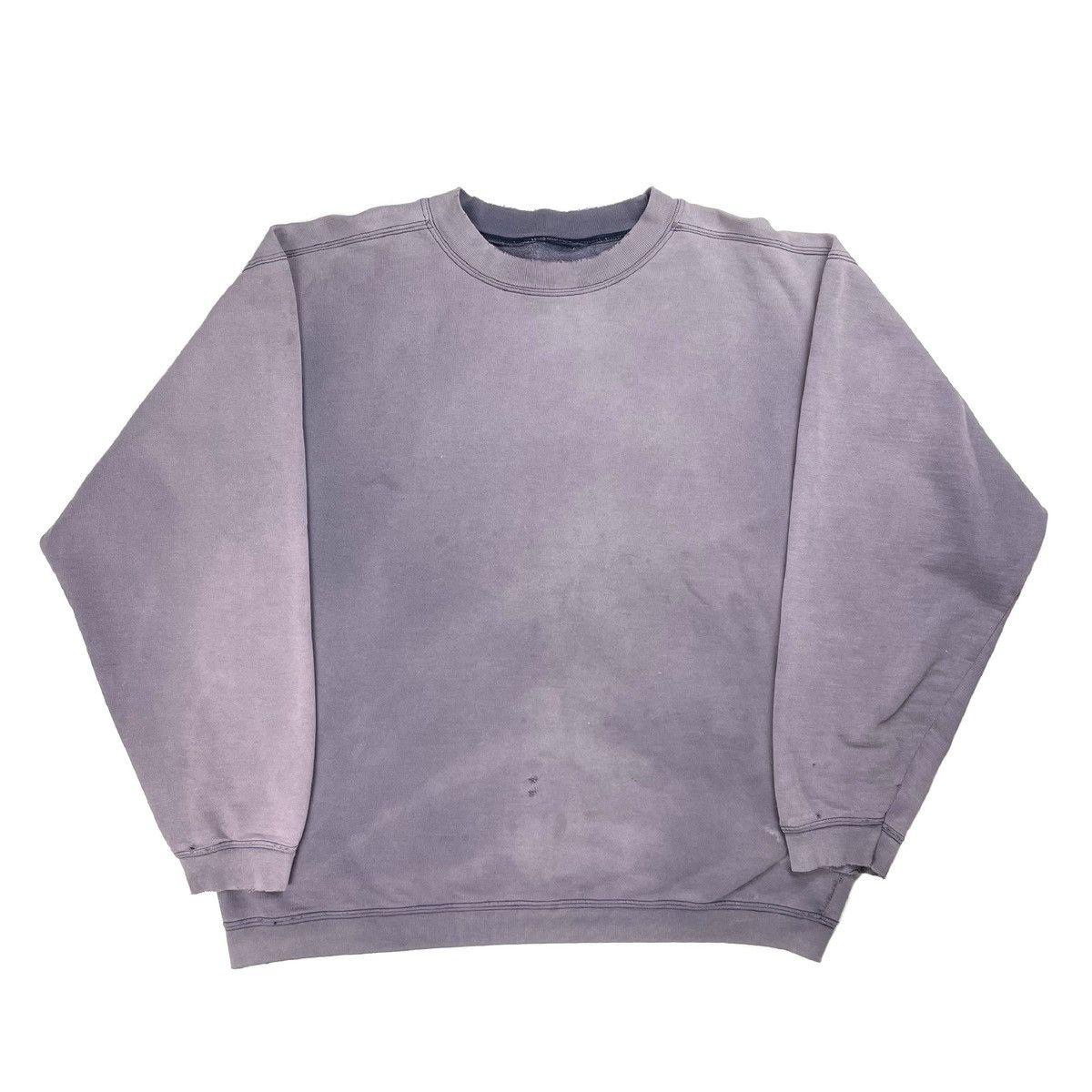Vintage VINTAGE THRASHED FADED PURPLE SWEATSHIRT Size US XL / EU 56 / 4 - 2 Thumbnail