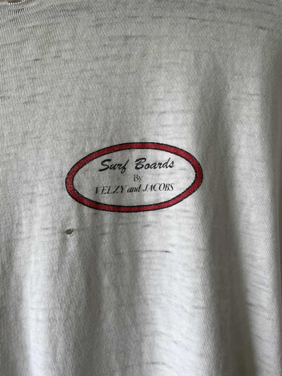 Vintage VINTAGE THRASHED SURF T-SHIRT Size US L / EU 52-54 / 3 - 13 Thumbnail