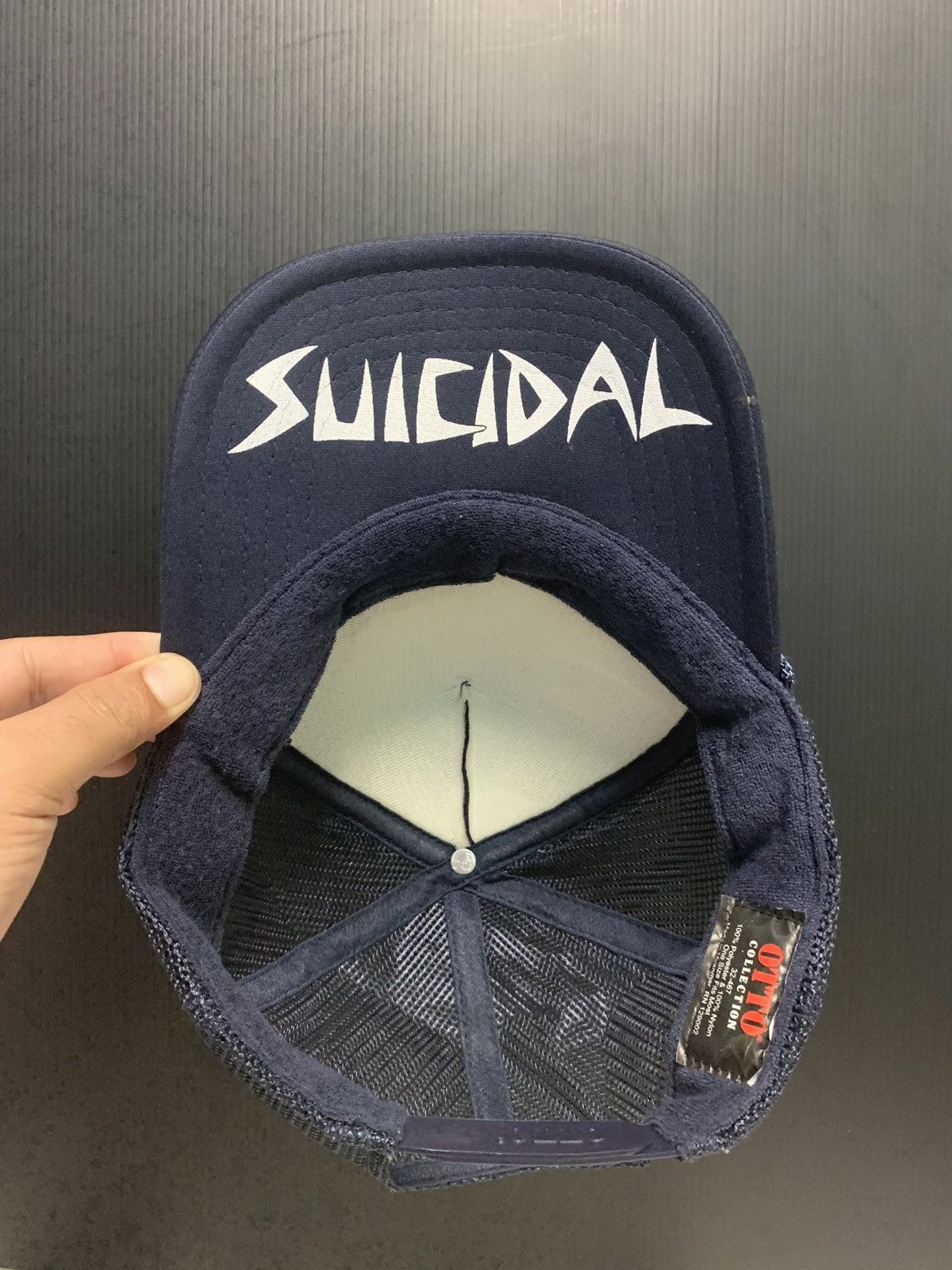 Band Tees × Vintage Vintage 80s Suicidal Tendencies Black Truckers Hats Cap Size ONE SIZE - 4 Thumbnail
