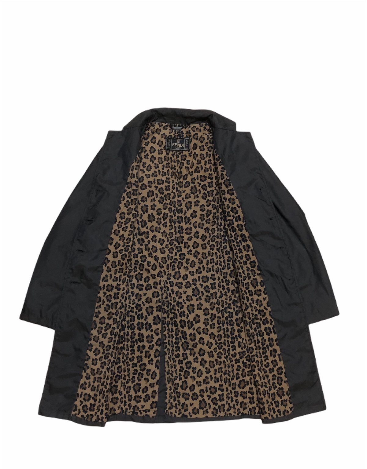 Fendi Authentic FENDI MONOGRAM LEOPARD STYLE Trench Coat Size US M / EU 48-50 / 2 - 5 Thumbnail