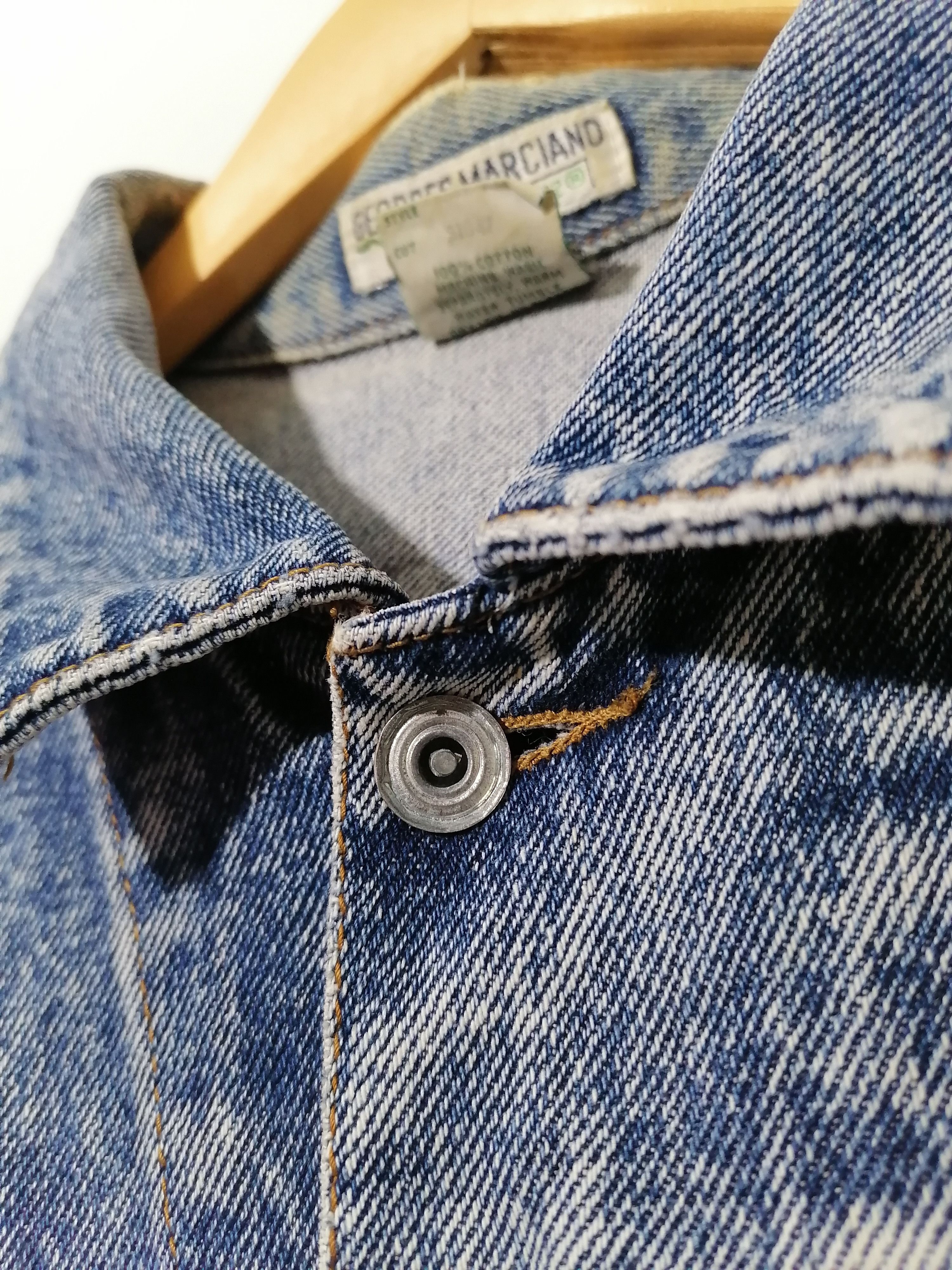 Georges Marciano × Guess × Vintage Vintage Georges Marciano Guess Denim Jacket Size US M / EU 48-50 / 2 - 2 Thumbnail