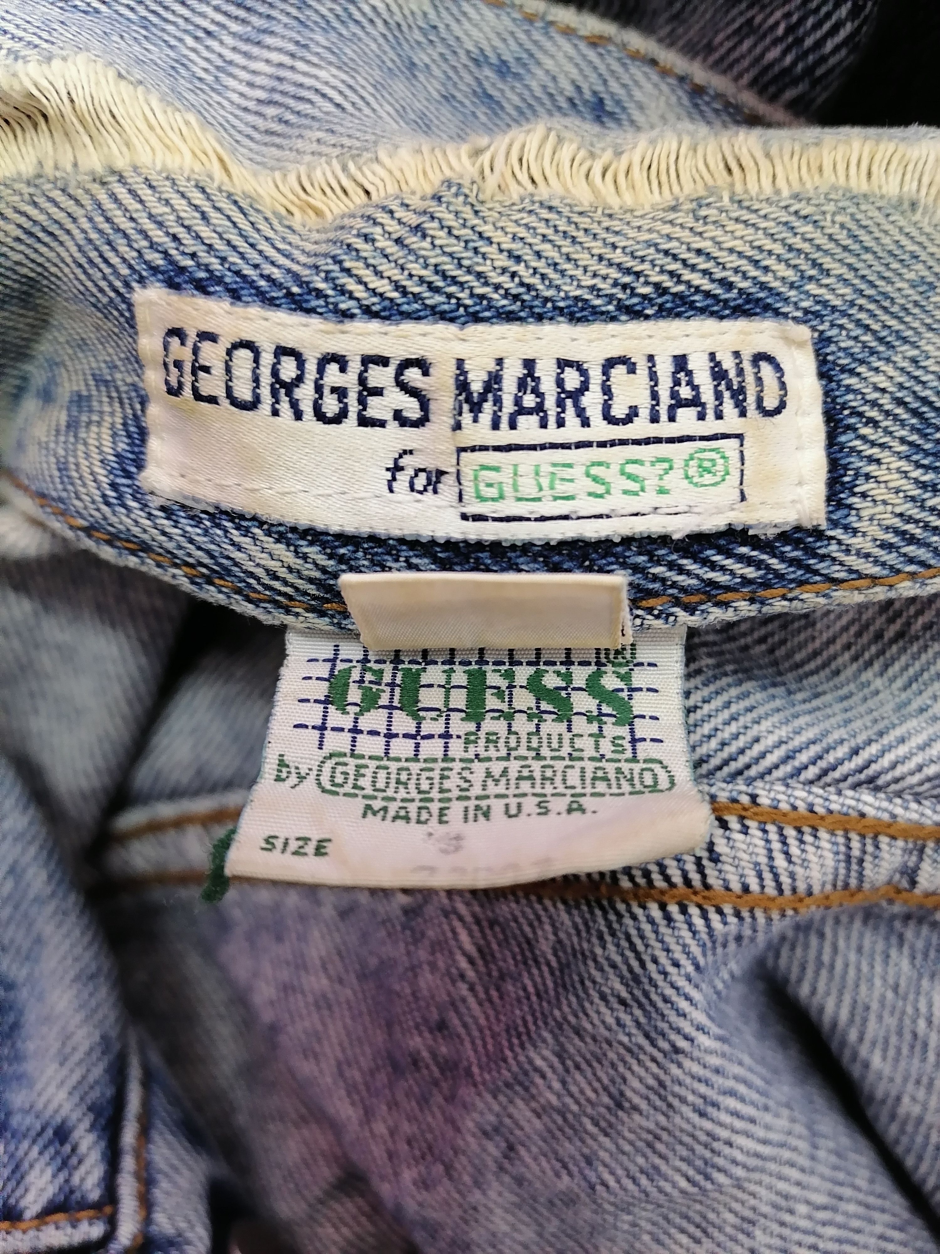 Georges Marciano × Guess × Vintage Vintage Georges Marciano Guess Denim Jacket Size US M / EU 48-50 / 2 - 6 Thumbnail