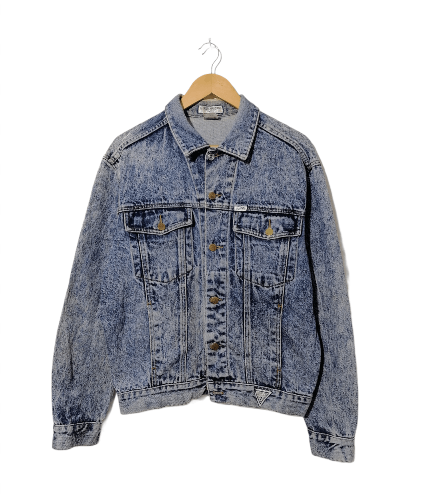 Georges Marciano × Guess × Vintage Vintage Georges Marciano Guess Denim Jacket Size US M / EU 48-50 / 2 - 1 Thumbnail