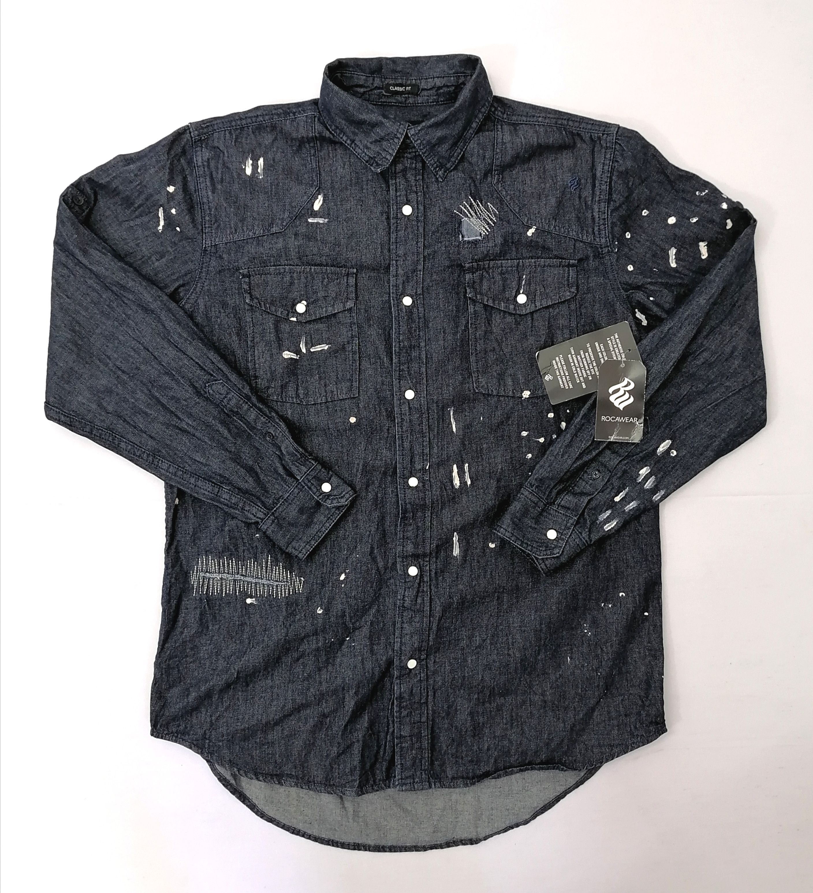 Rocawear Rocawear Painted Style Denim Jacket Size US L / EU 52-54 / 3 - 1 Thumbnail