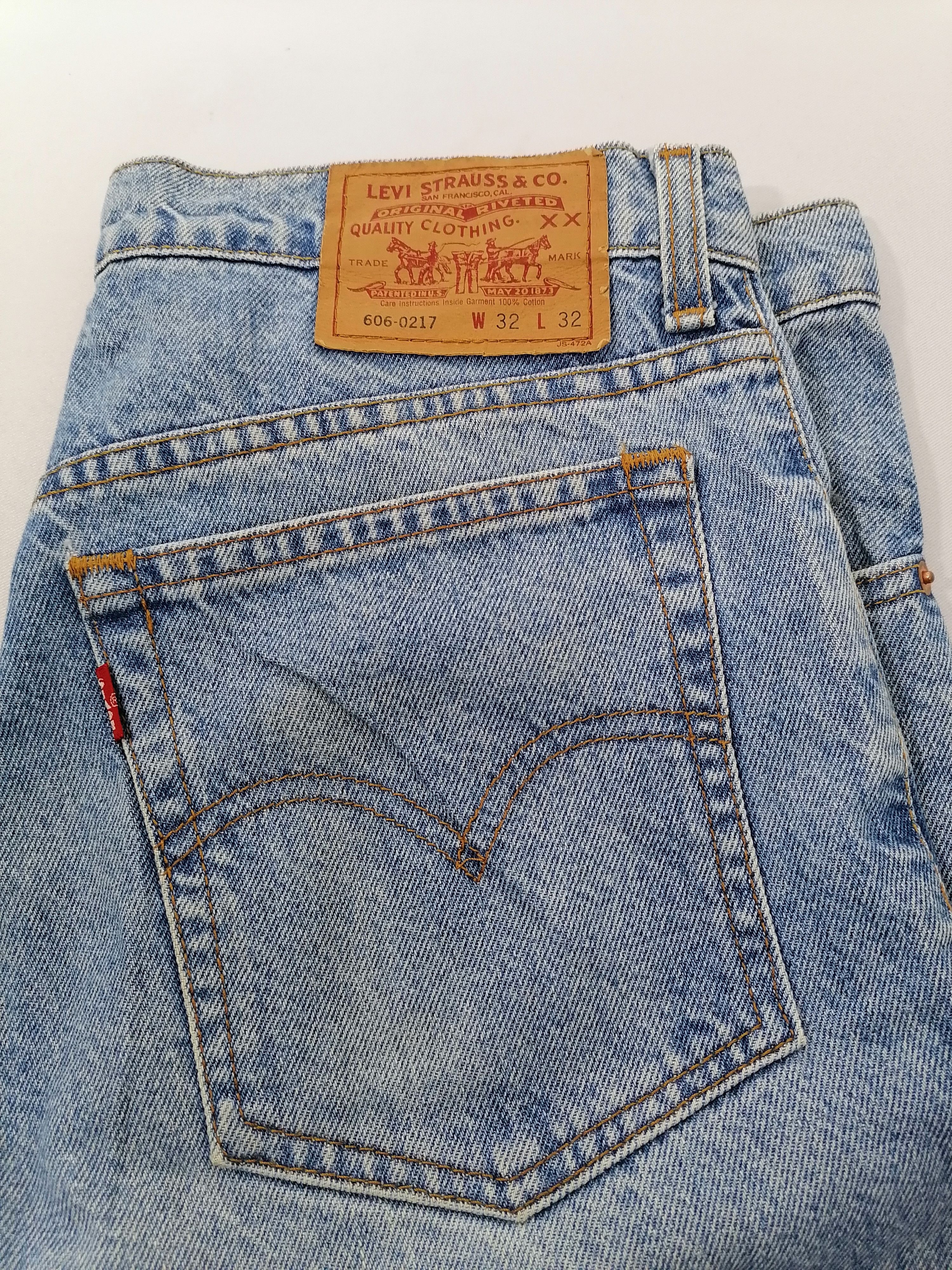 Levi's × Levi's Vintage Clothing 606 - 0217 Levi's Strauss Denim Jeans Size US 31 - 7 Thumbnail